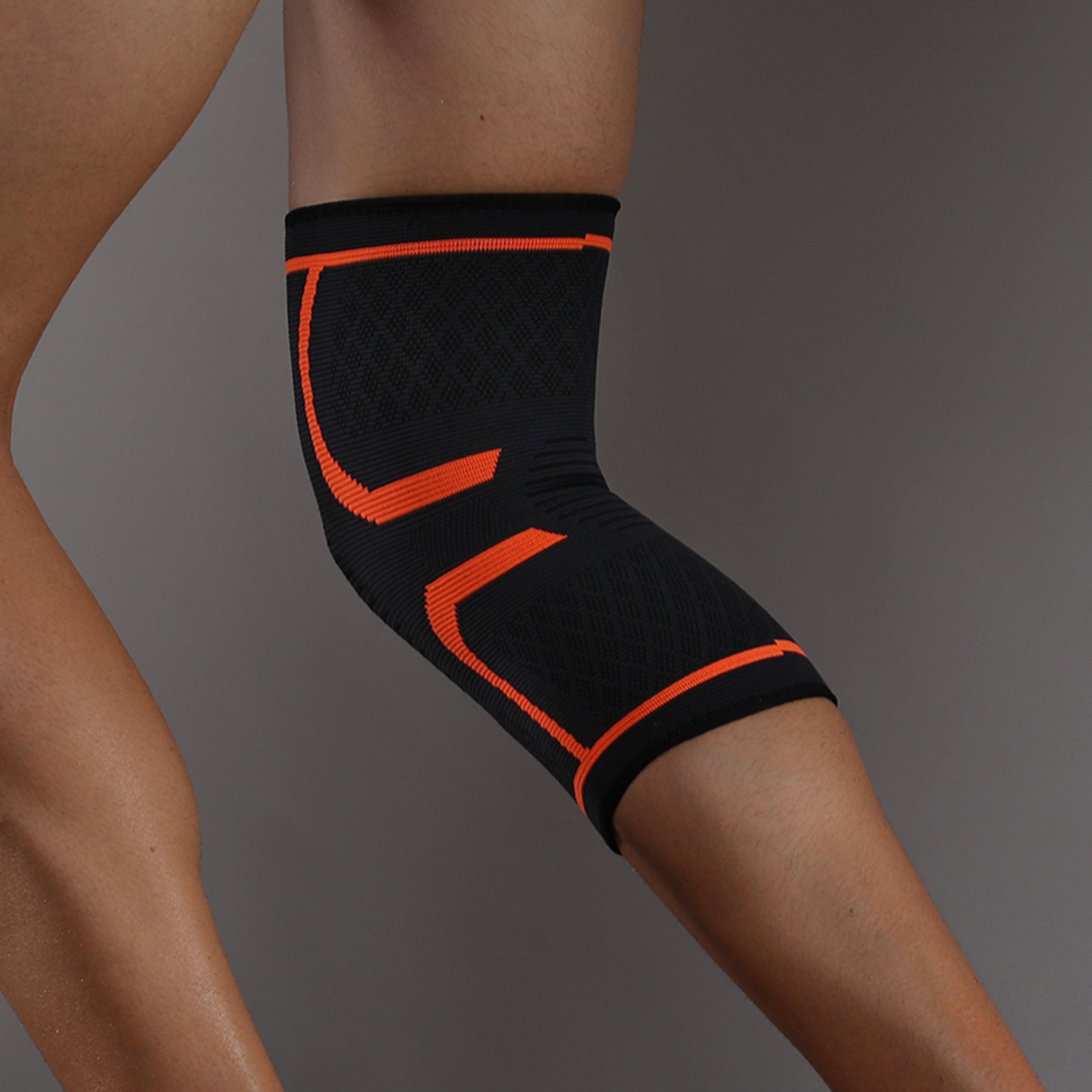 breathable compression knee support sleeve for running basketball and cycling