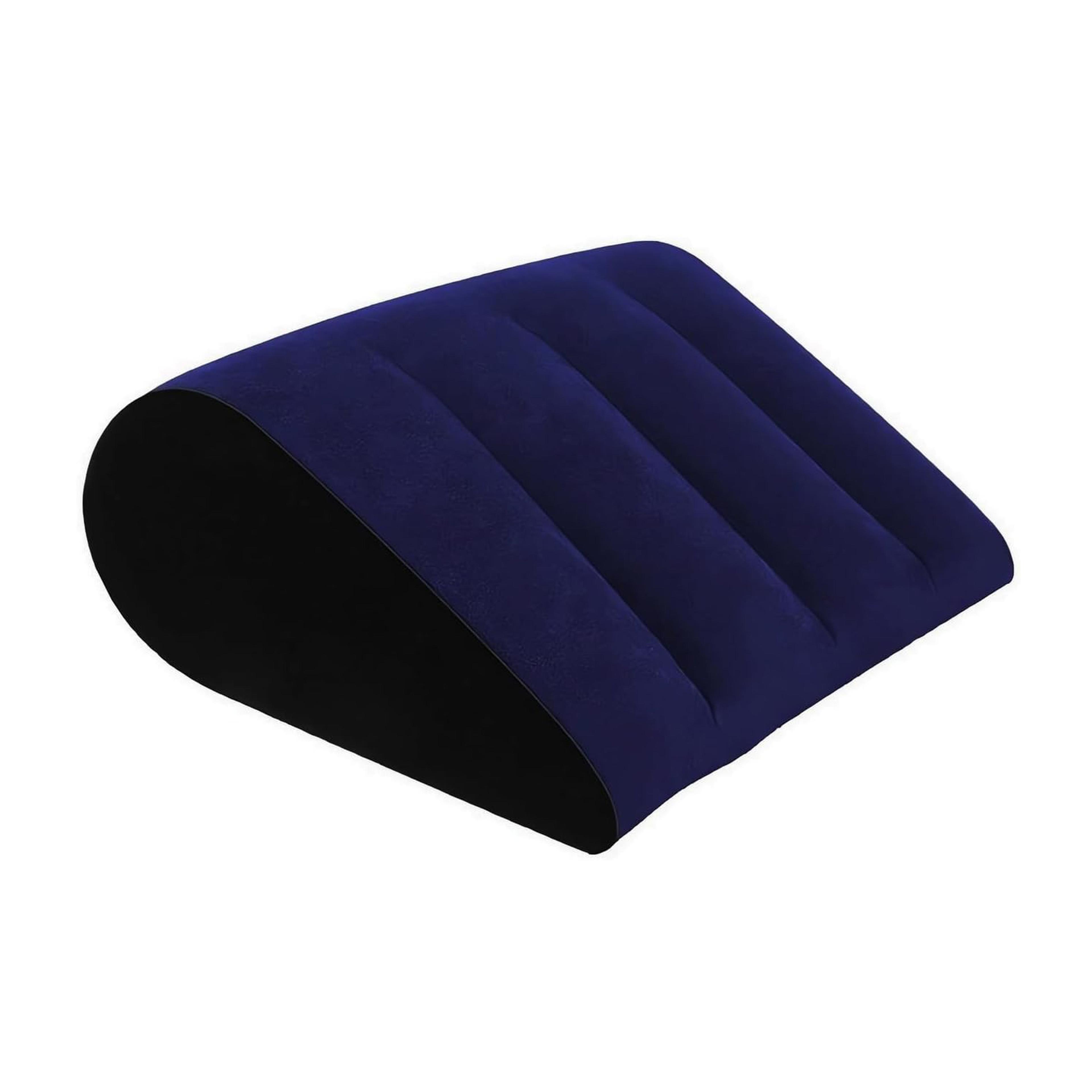 inflatable leg elevation pillow portable back support travel cushion