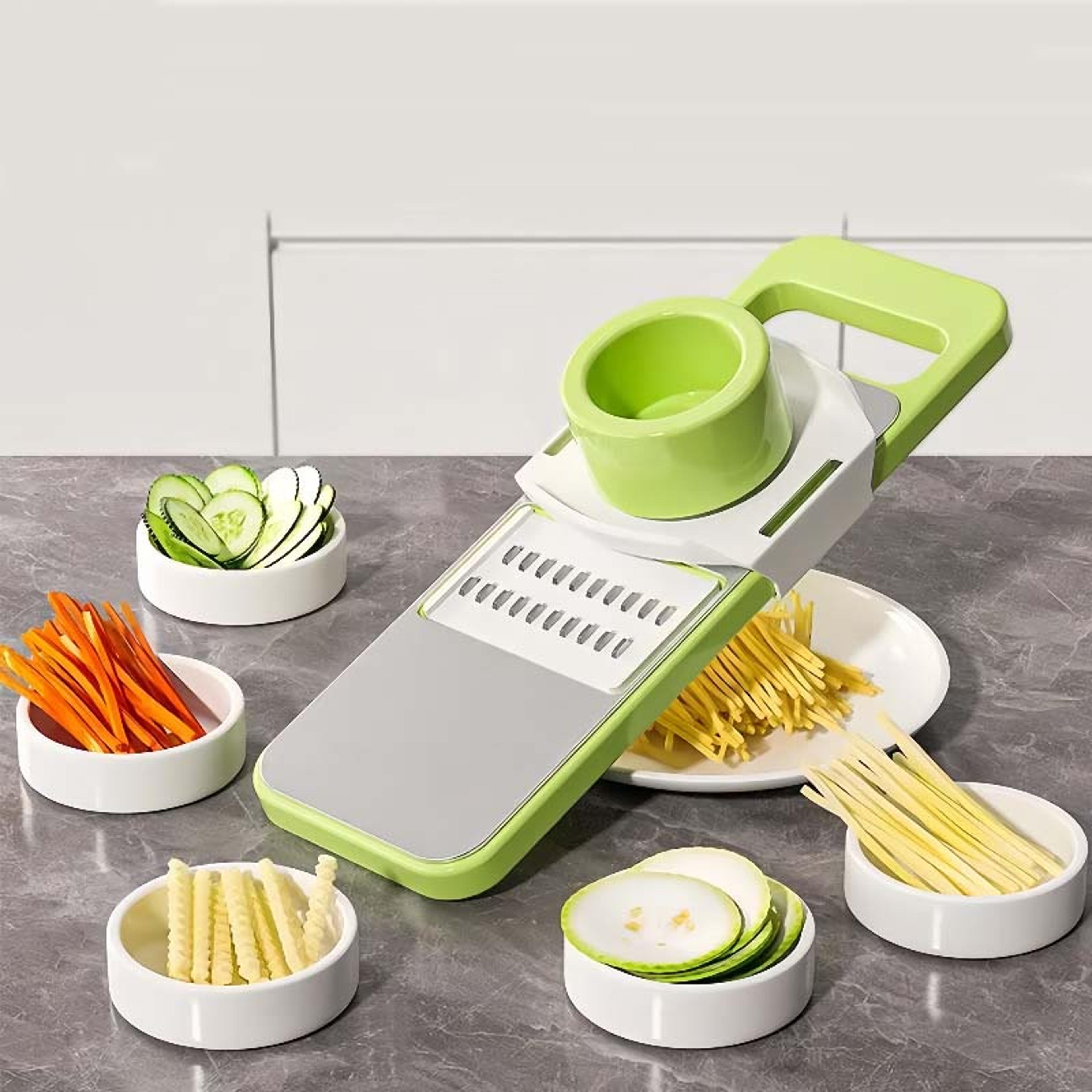 multifunction vegetable slicer chopper grater for fast easy food prep