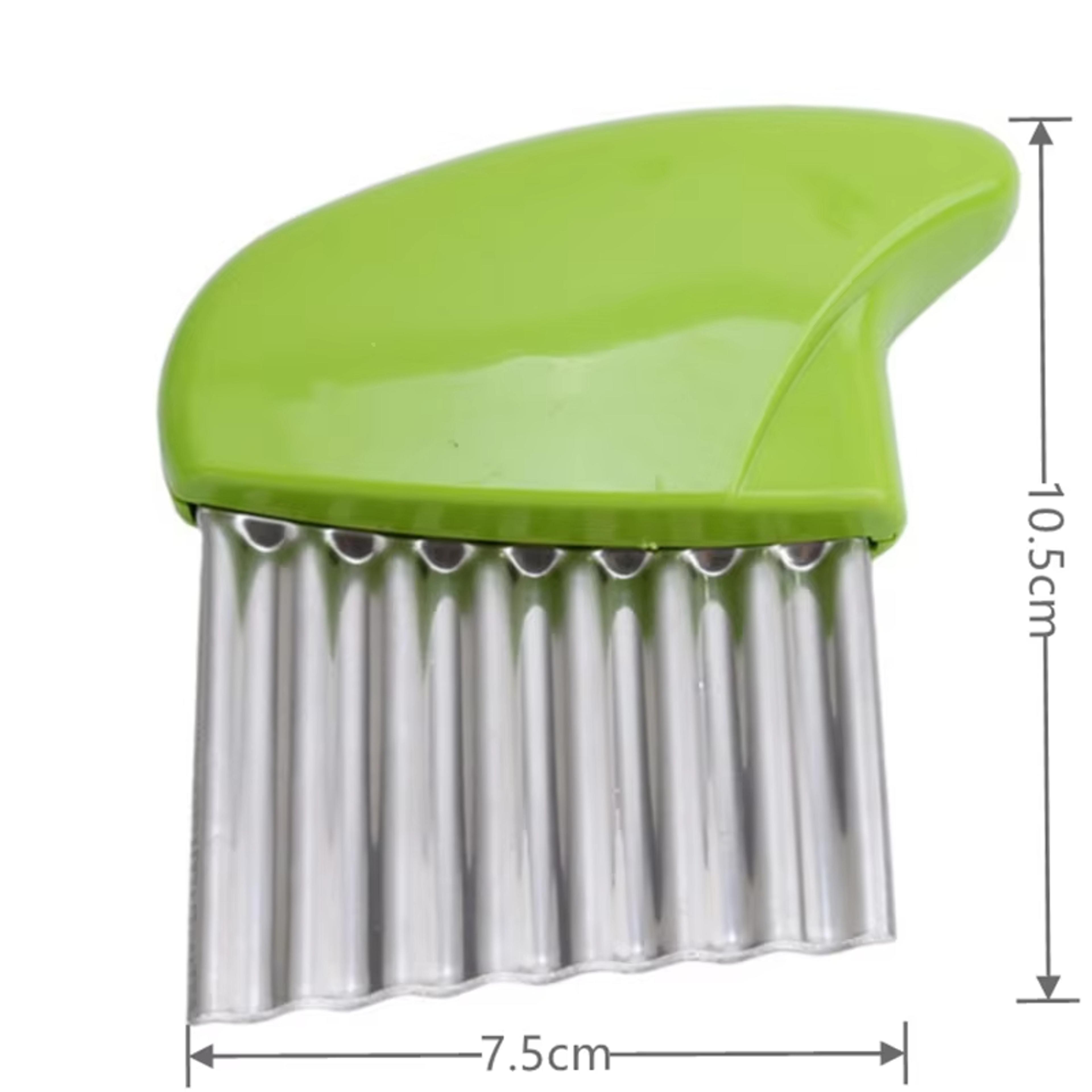 steel crinkle cutter wavy vegetable slicer french fry maker