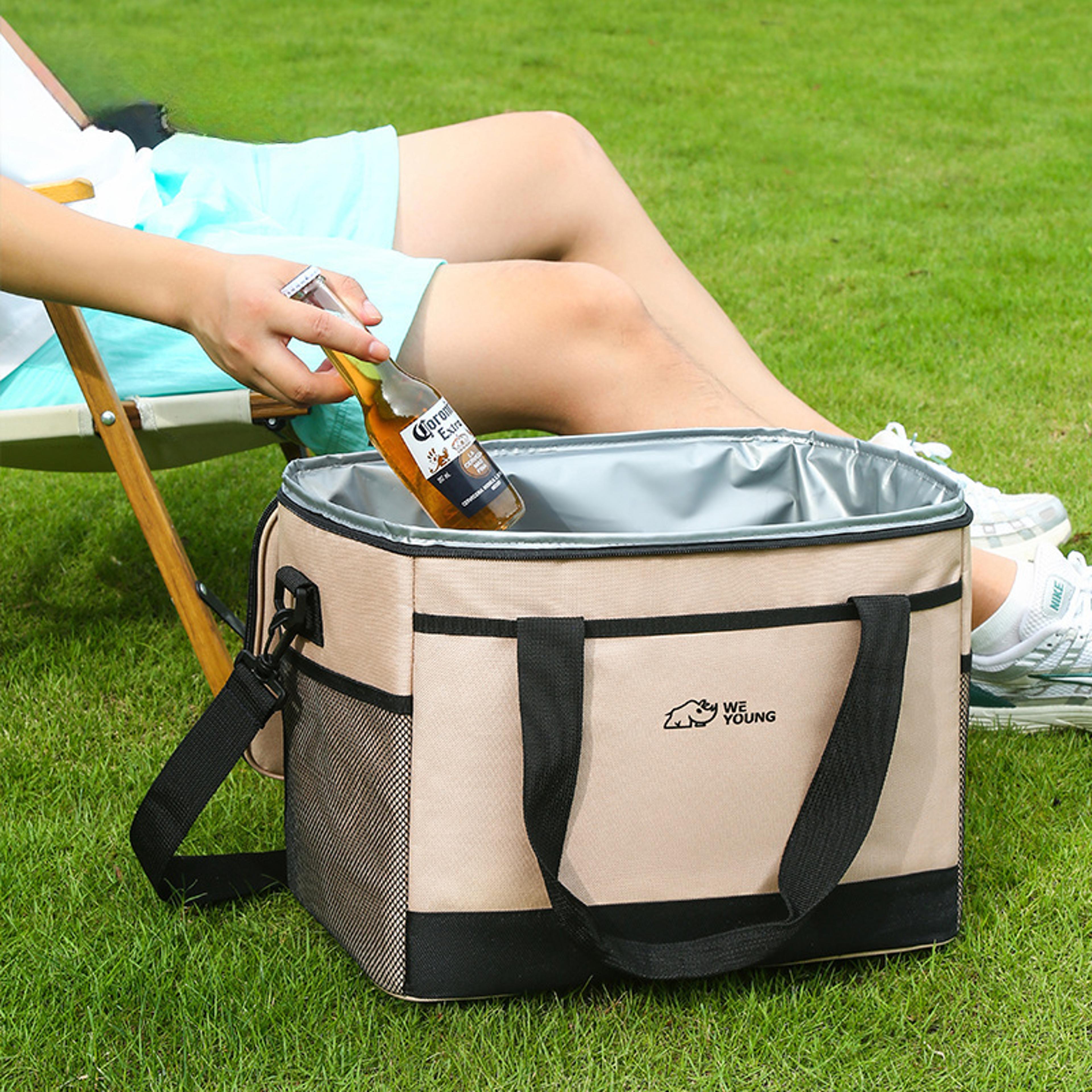 large capacity insulated cooler bag waterproof oxford picnic and camping thermal bag