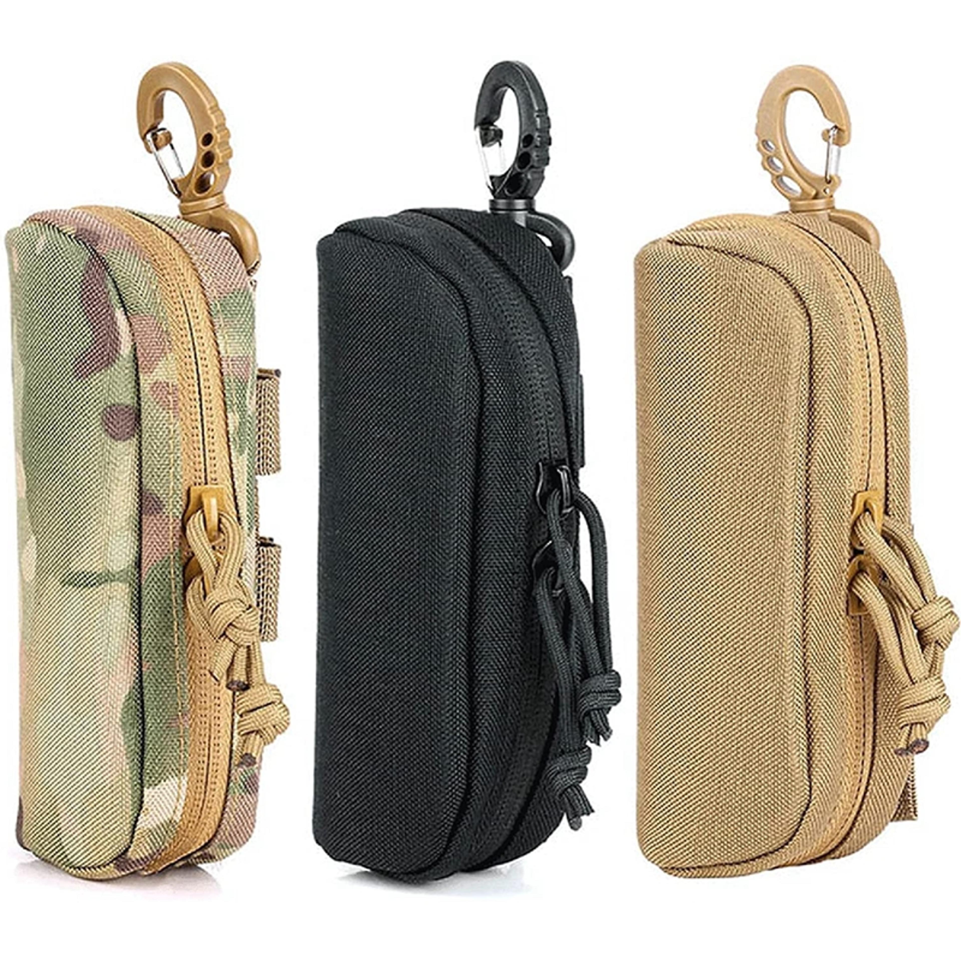 tactical eyeglass case nylon shockproof sunglasses pouch