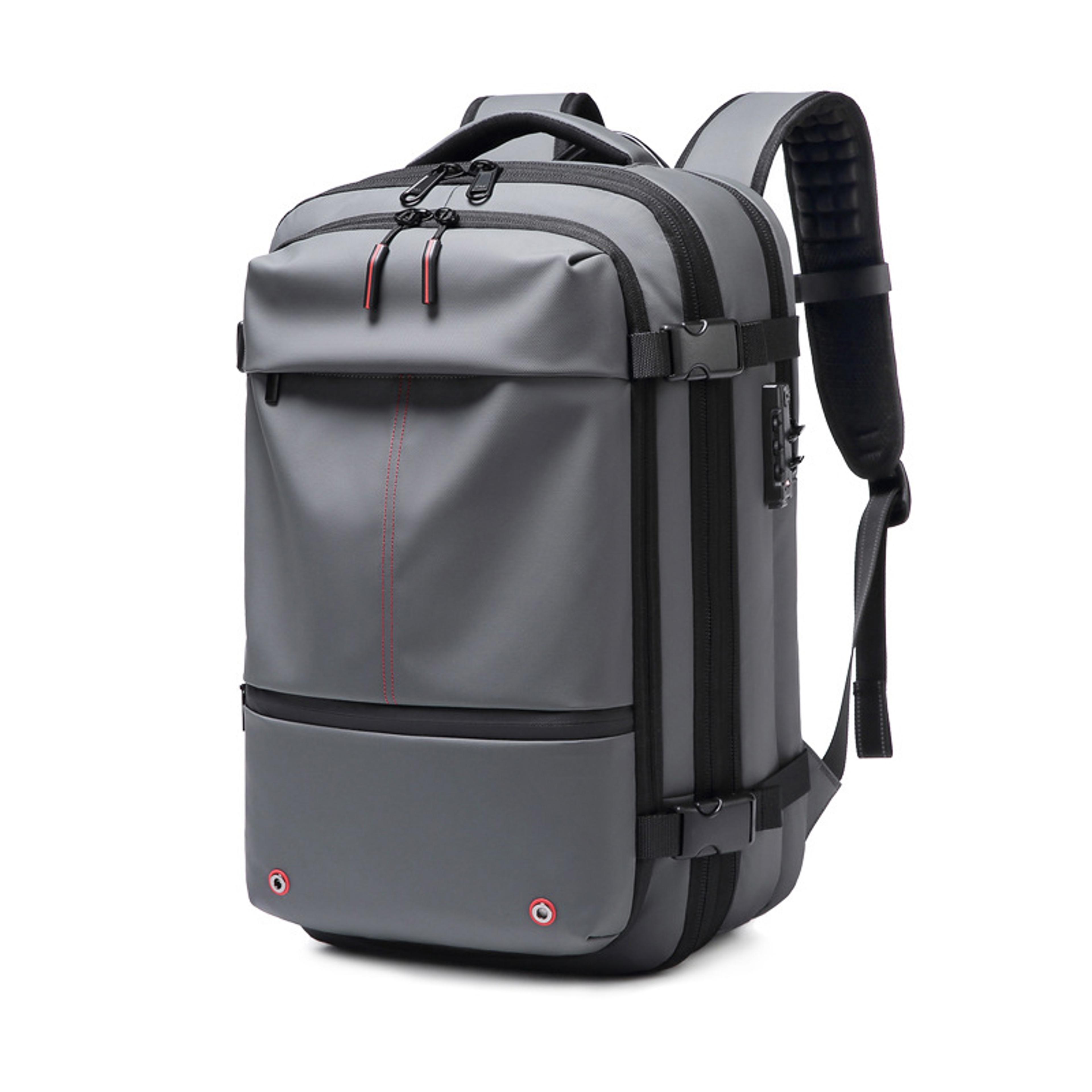 vacuum compression travel backpack laptop expandable carry on bag