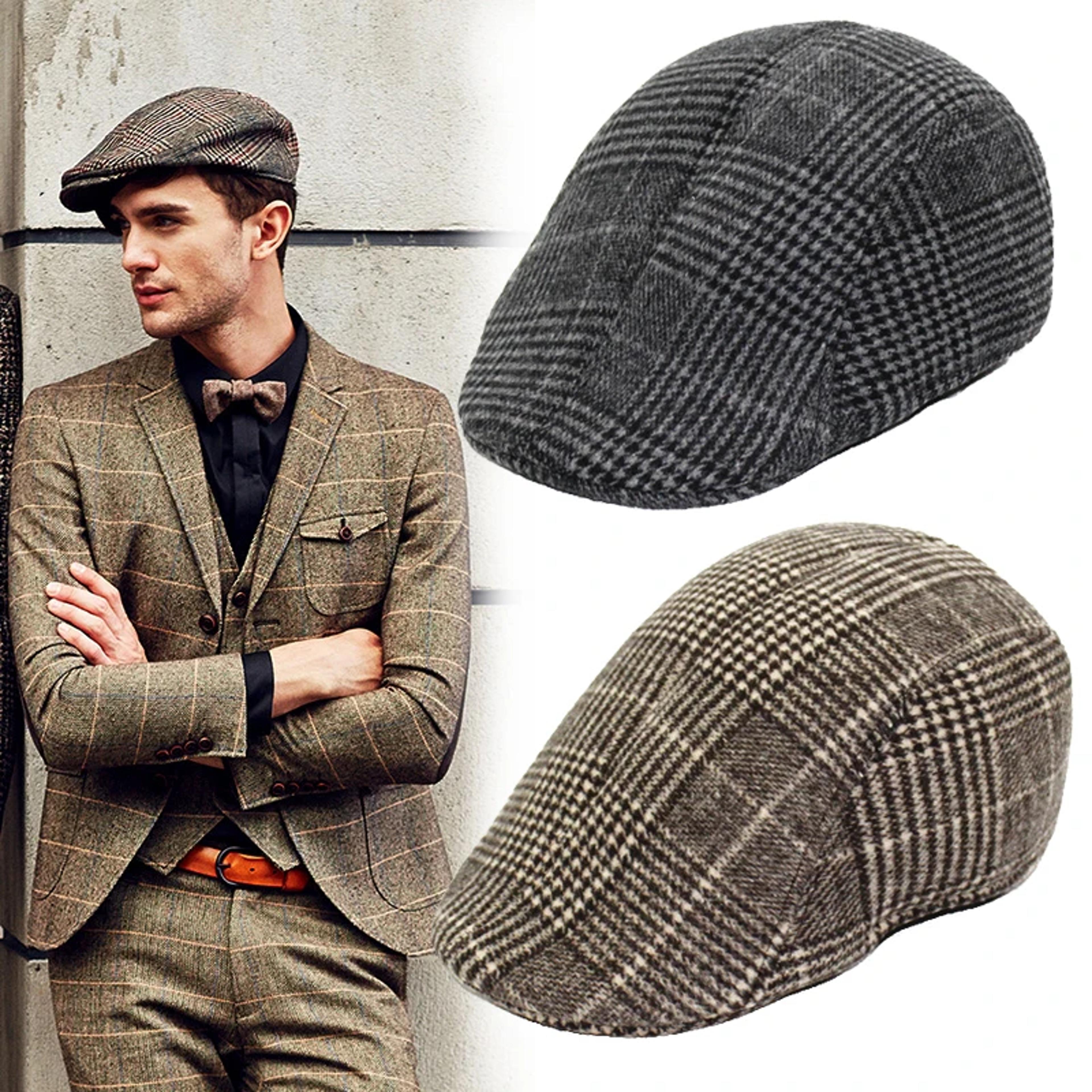 retro news boy cap classic octagonal flat cap for men and women