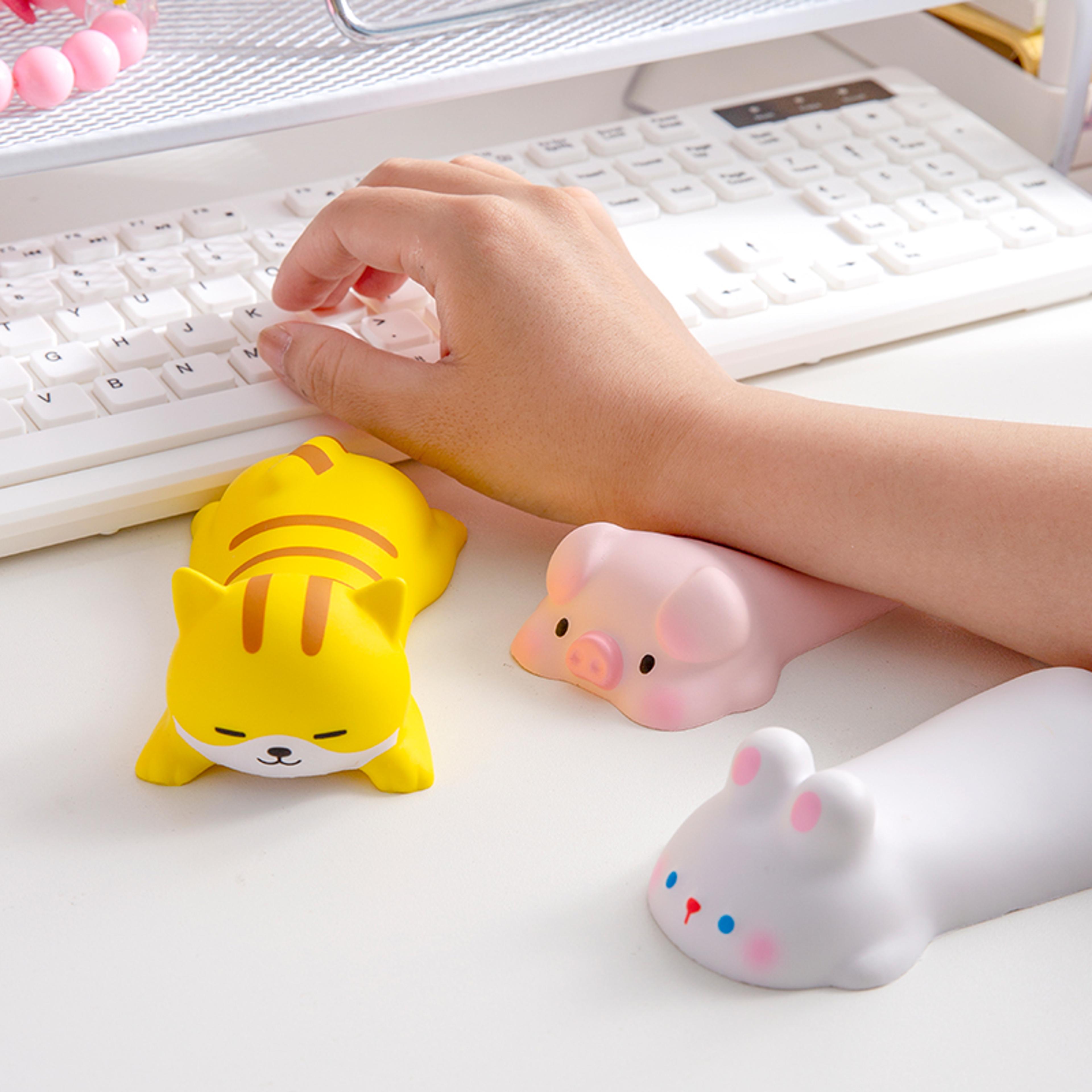 cute ergonomic mouse pad with wrist rest slow rising squishy desk support