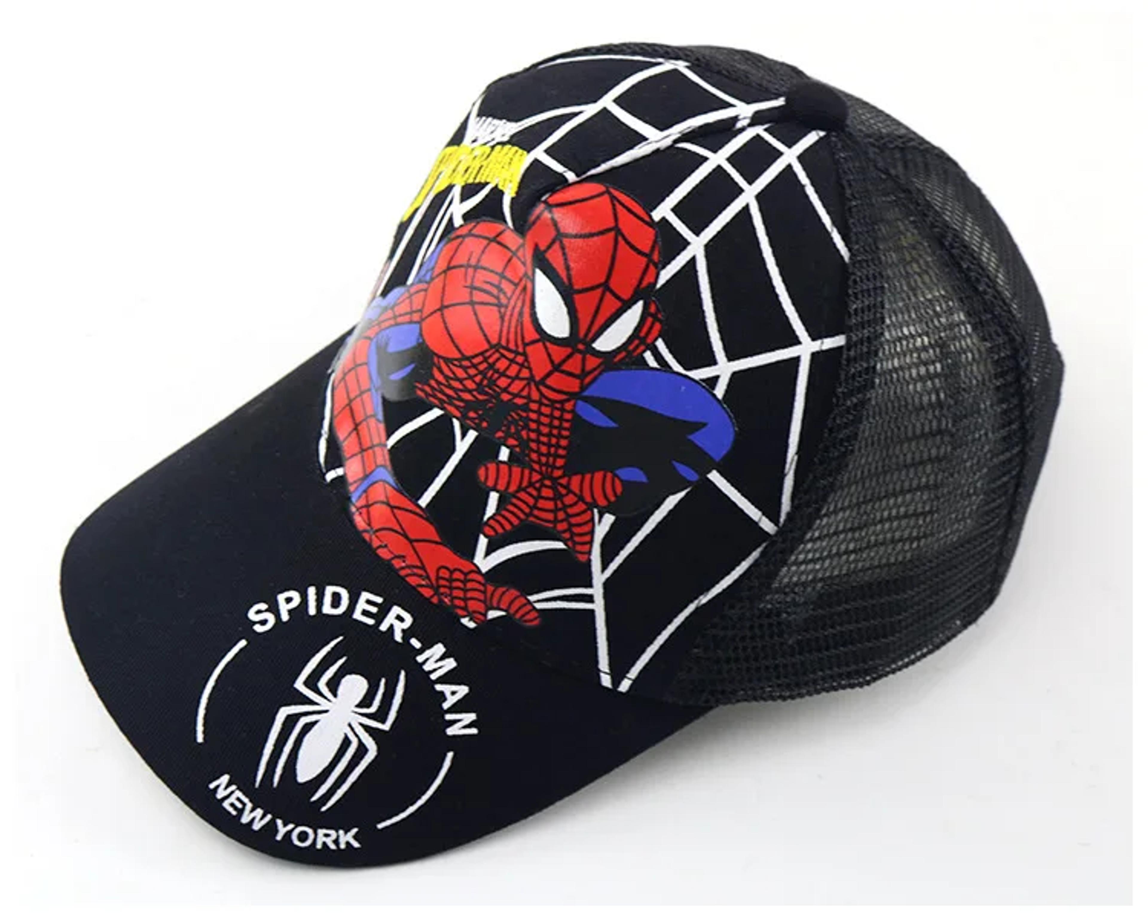 spider man kids baseball cap flannel superhero cosplay sun hat