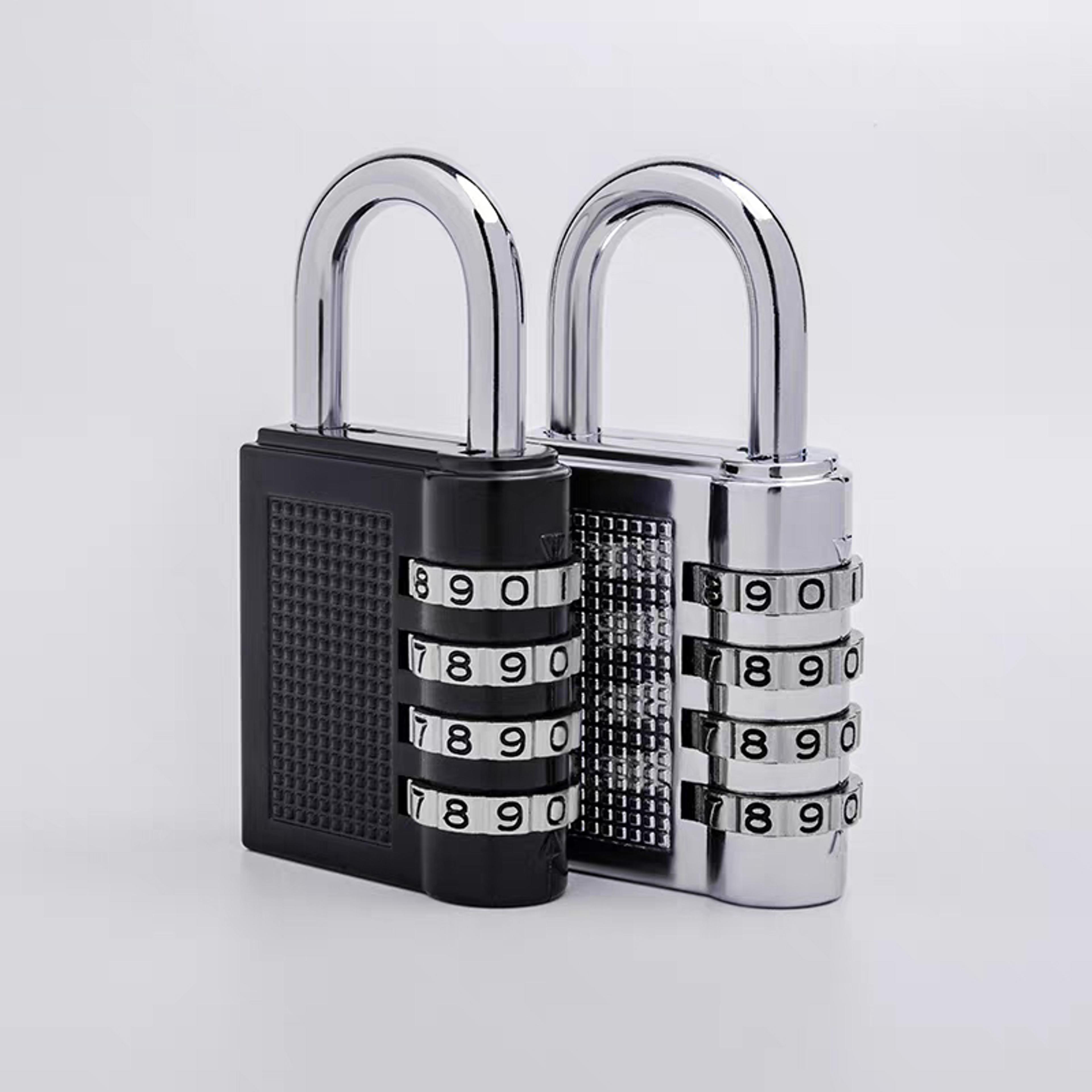 three digit combination luggage lock metallic suitcase trunk and locker password lock