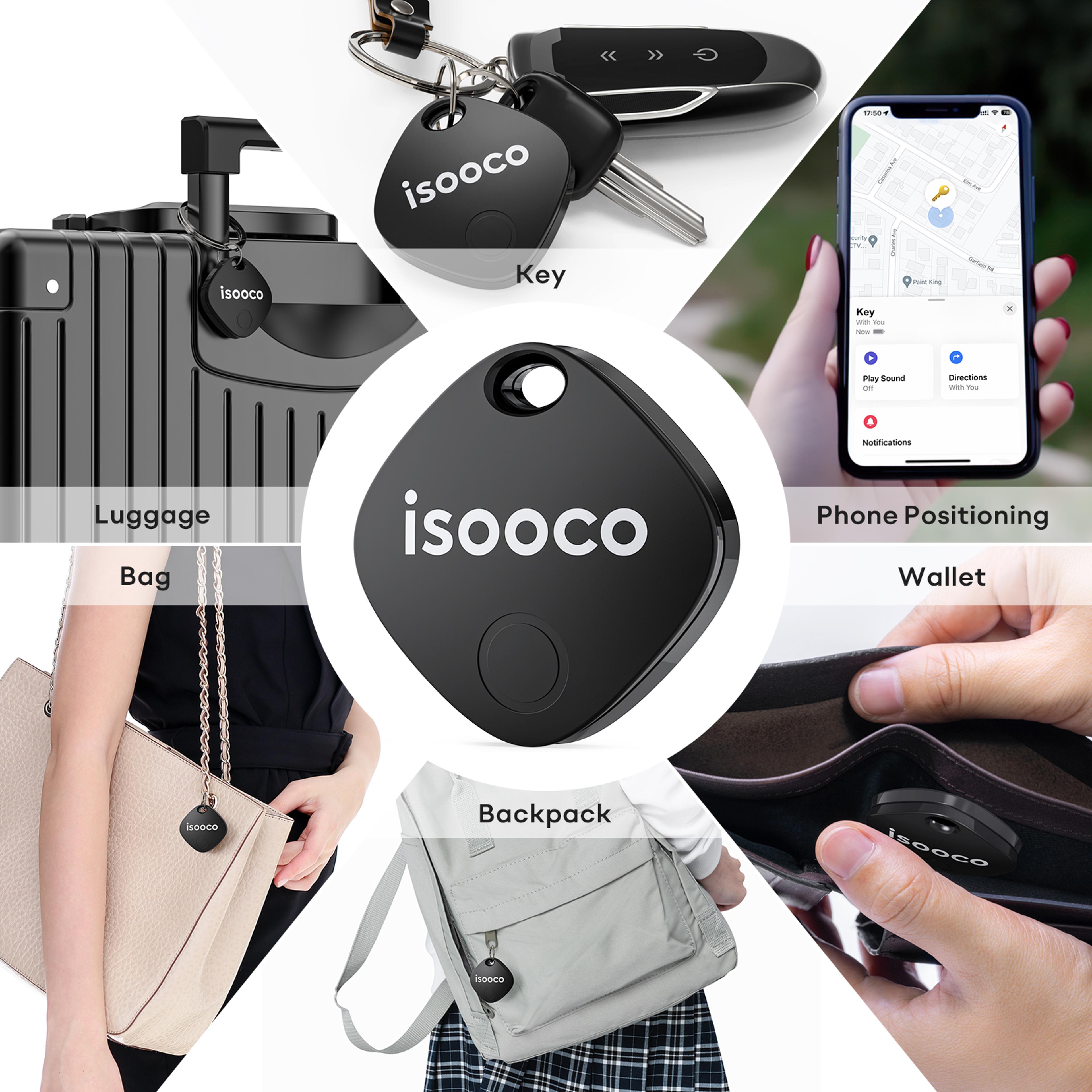 mini bluetooth smart item tracker for ios with find my and replaceable battery