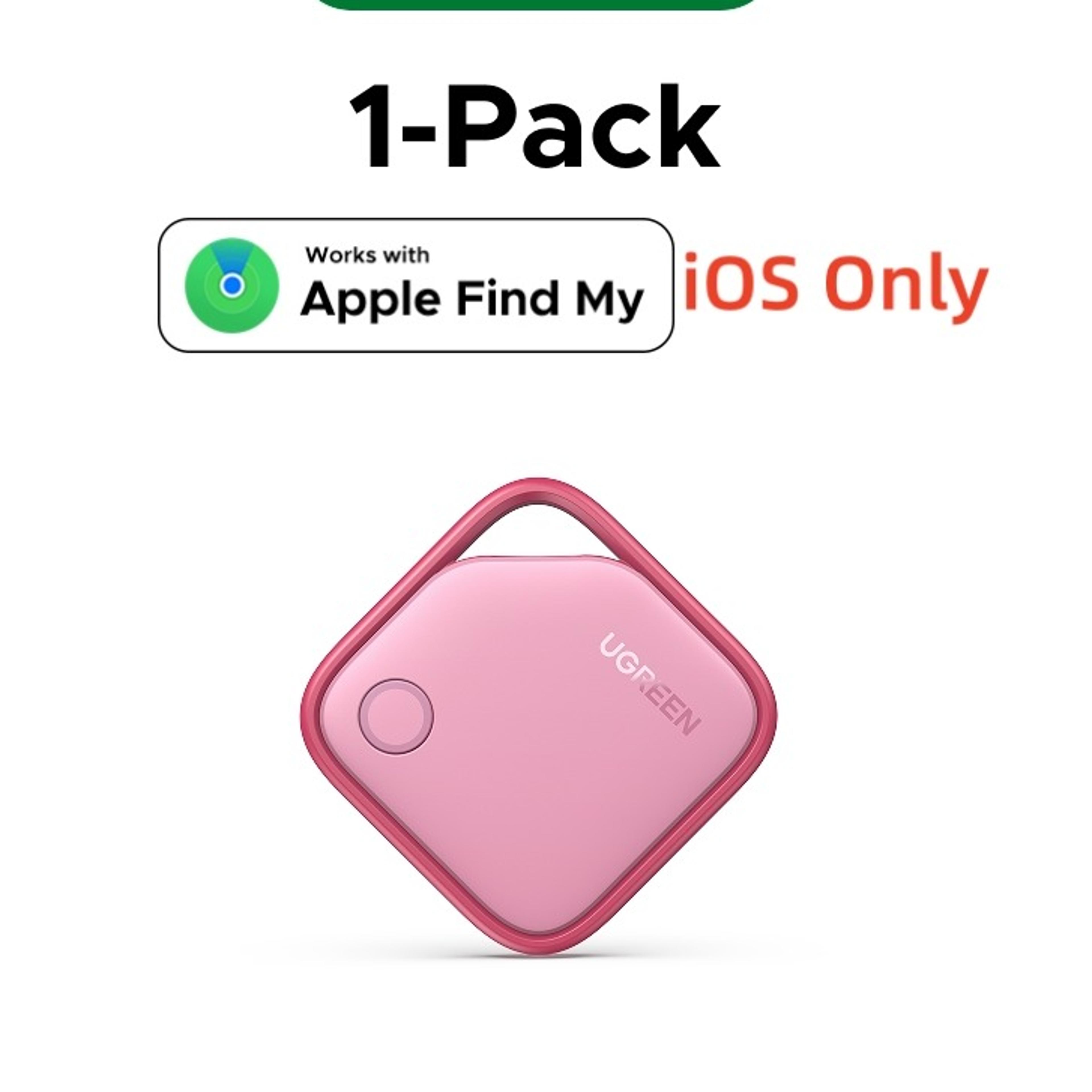 smart bluetooth tracker for apple find my with month replaceable battery