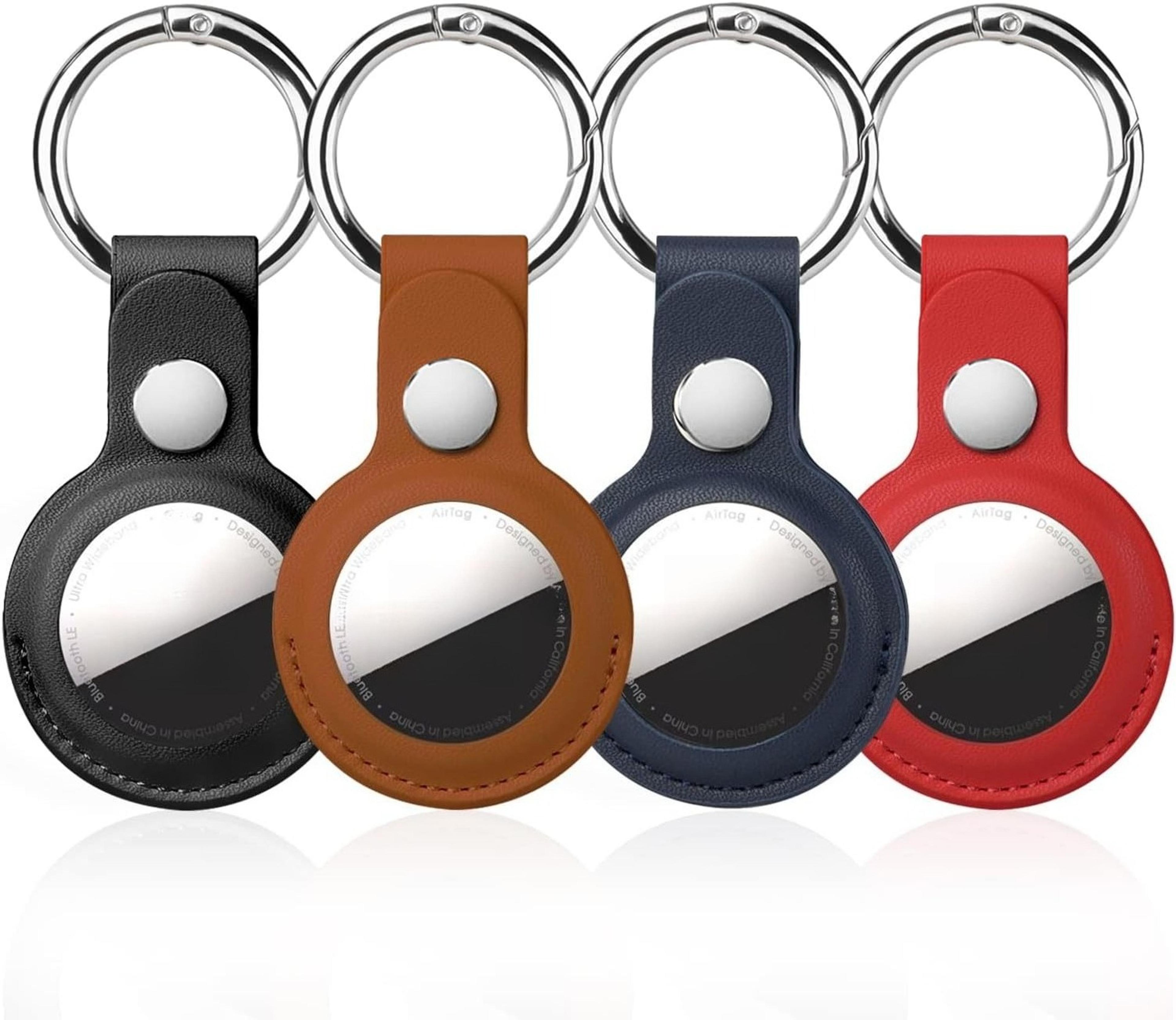 leather locator tracker protective keychain case for ios