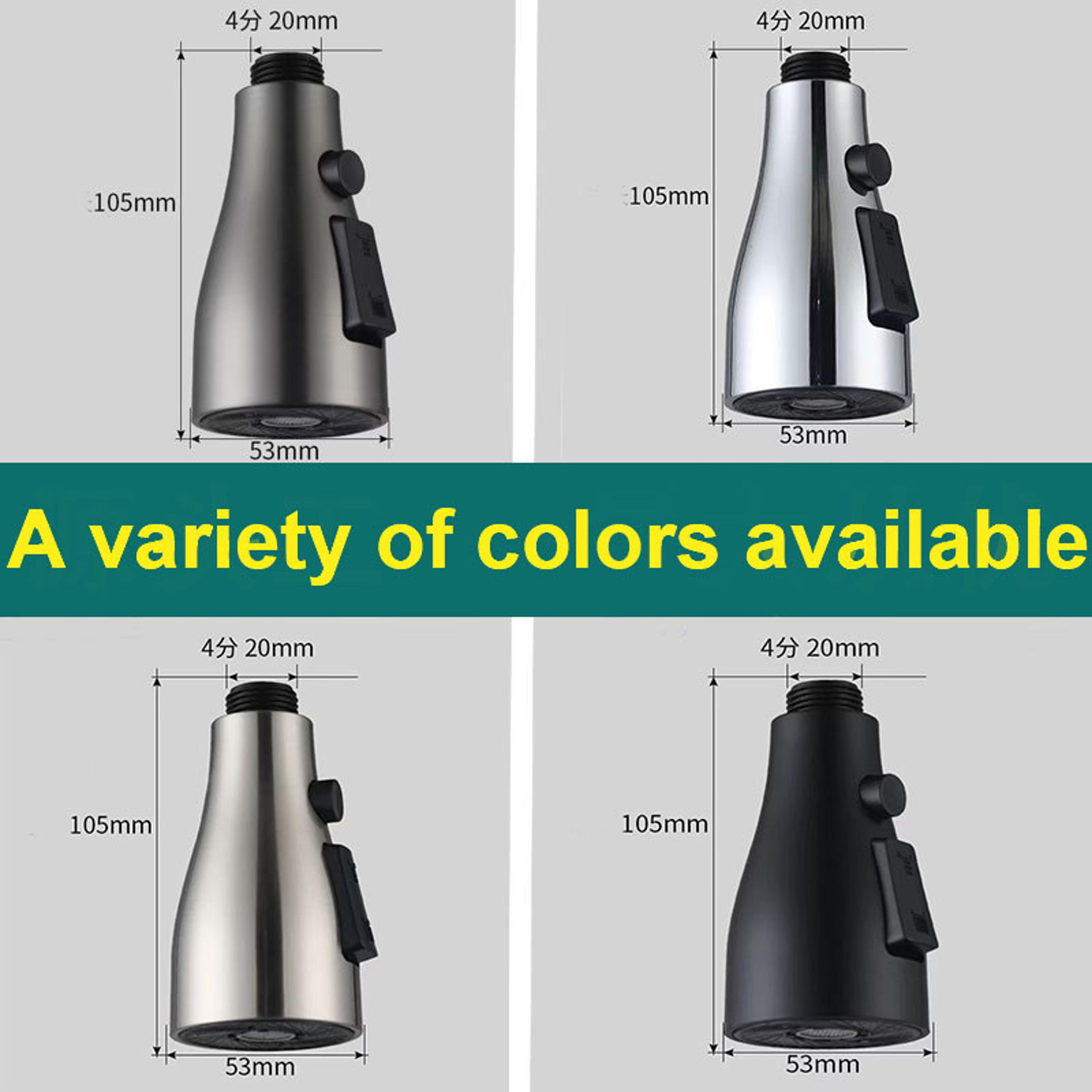 three mode faucet sprayer nozzle abs replacement spray head for connection