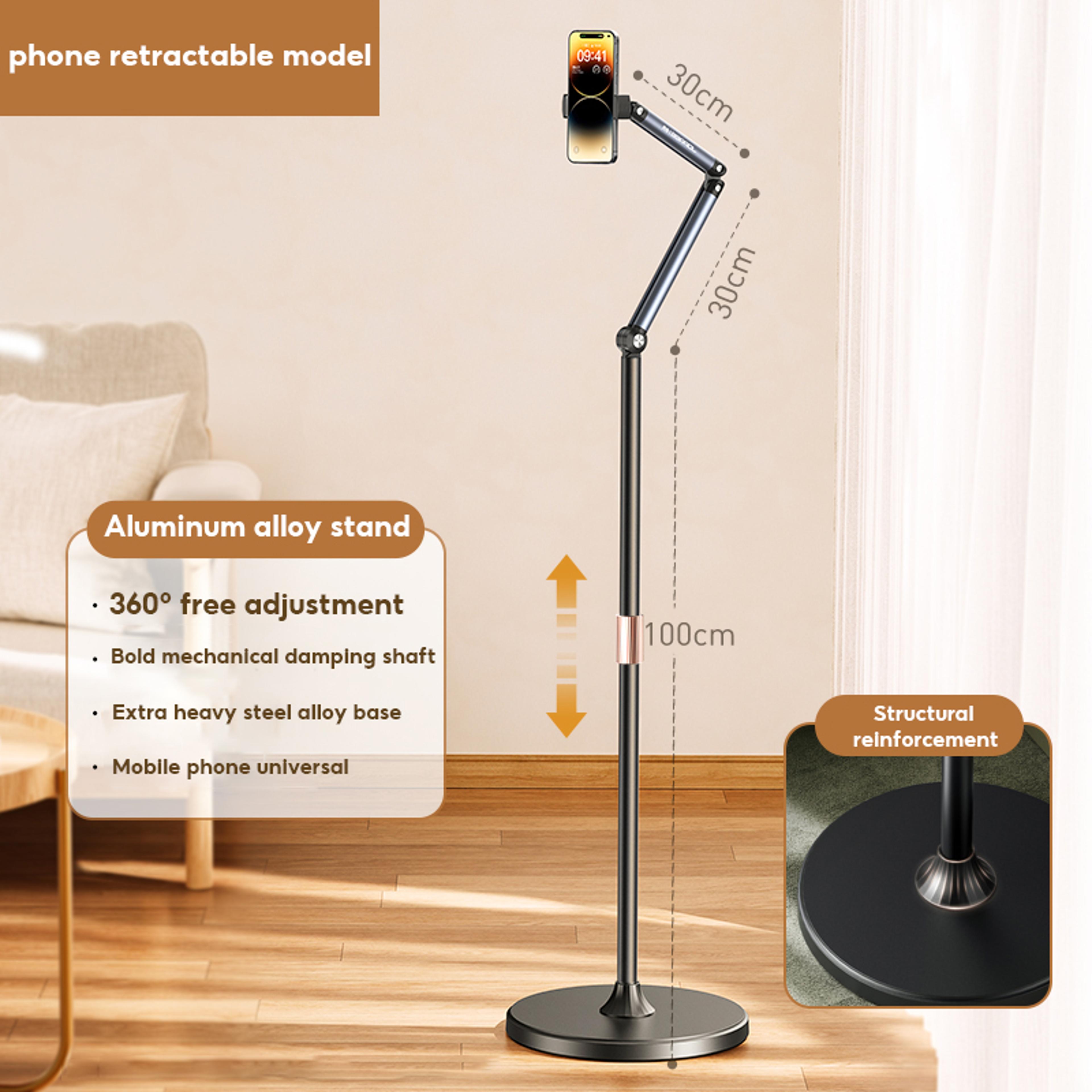 magnetic phone stand with adjustable lift for desktop