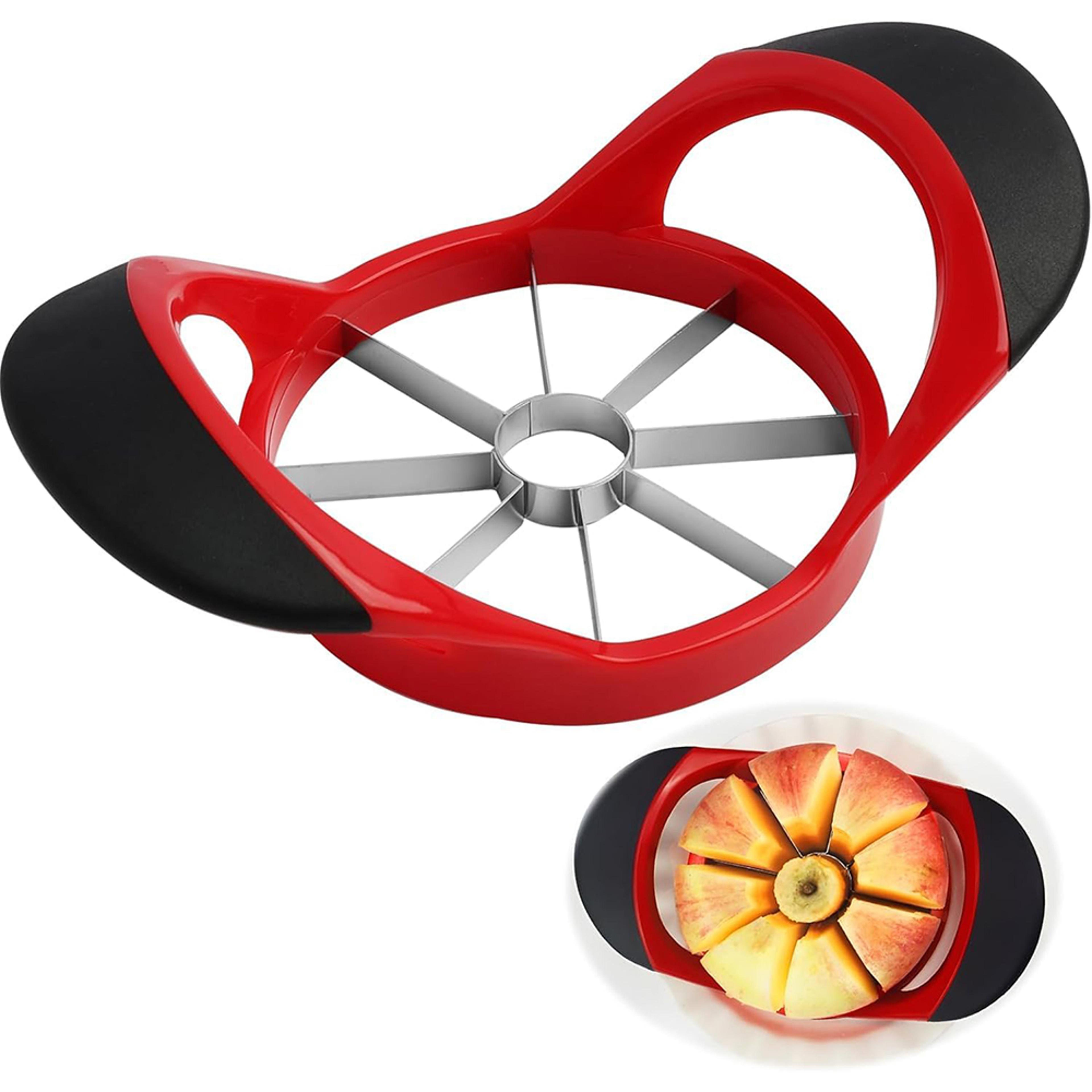 stainless steel apple slicer and corer fruit cutting kitchen tool