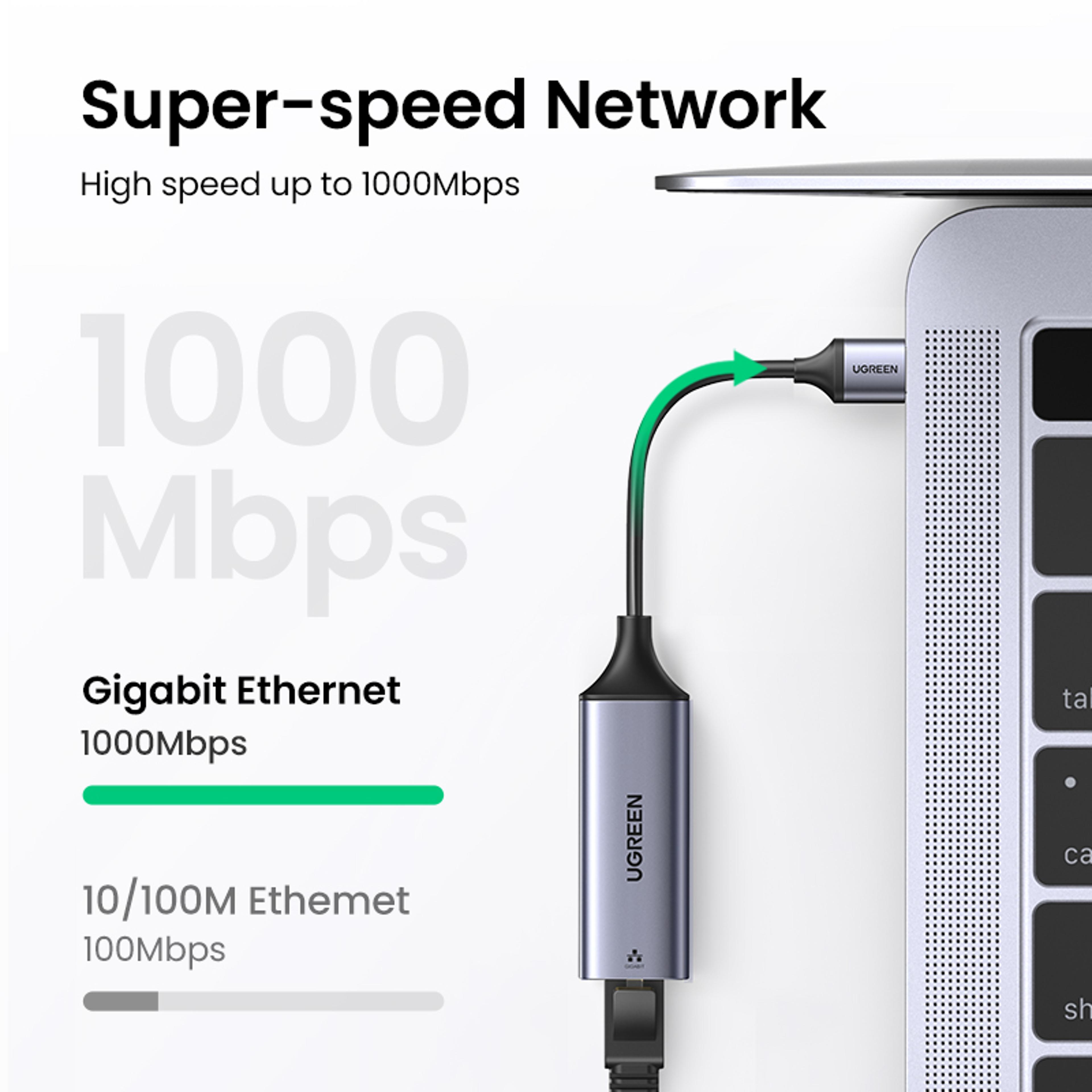 usb to gigabit ethernet adapter with port