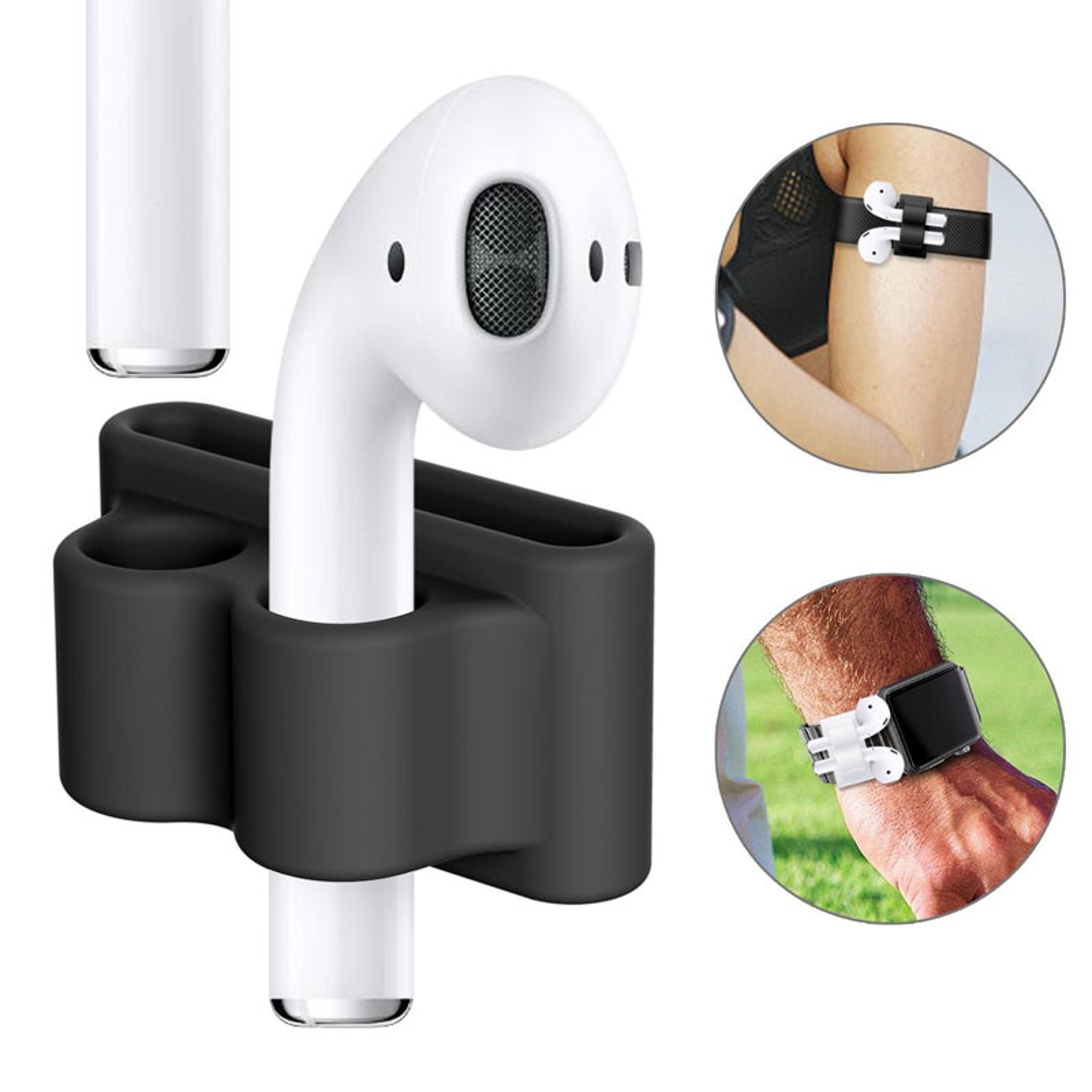 silicone wireless earbud holder clip anti lost headphone stand