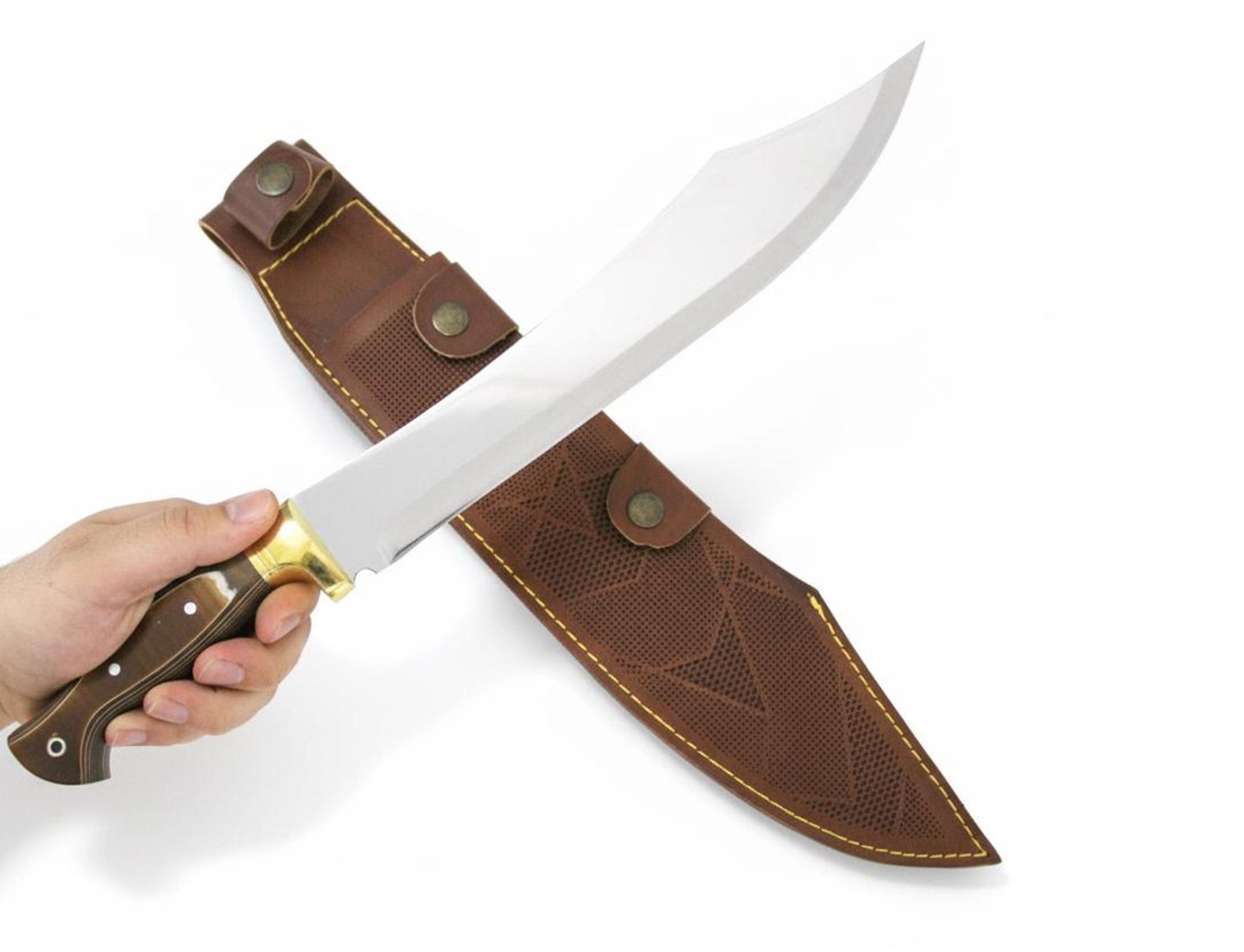 17 personalized werzalit handle machete knife custom hunting knife fixed blade knife full tang knife werzalit handle