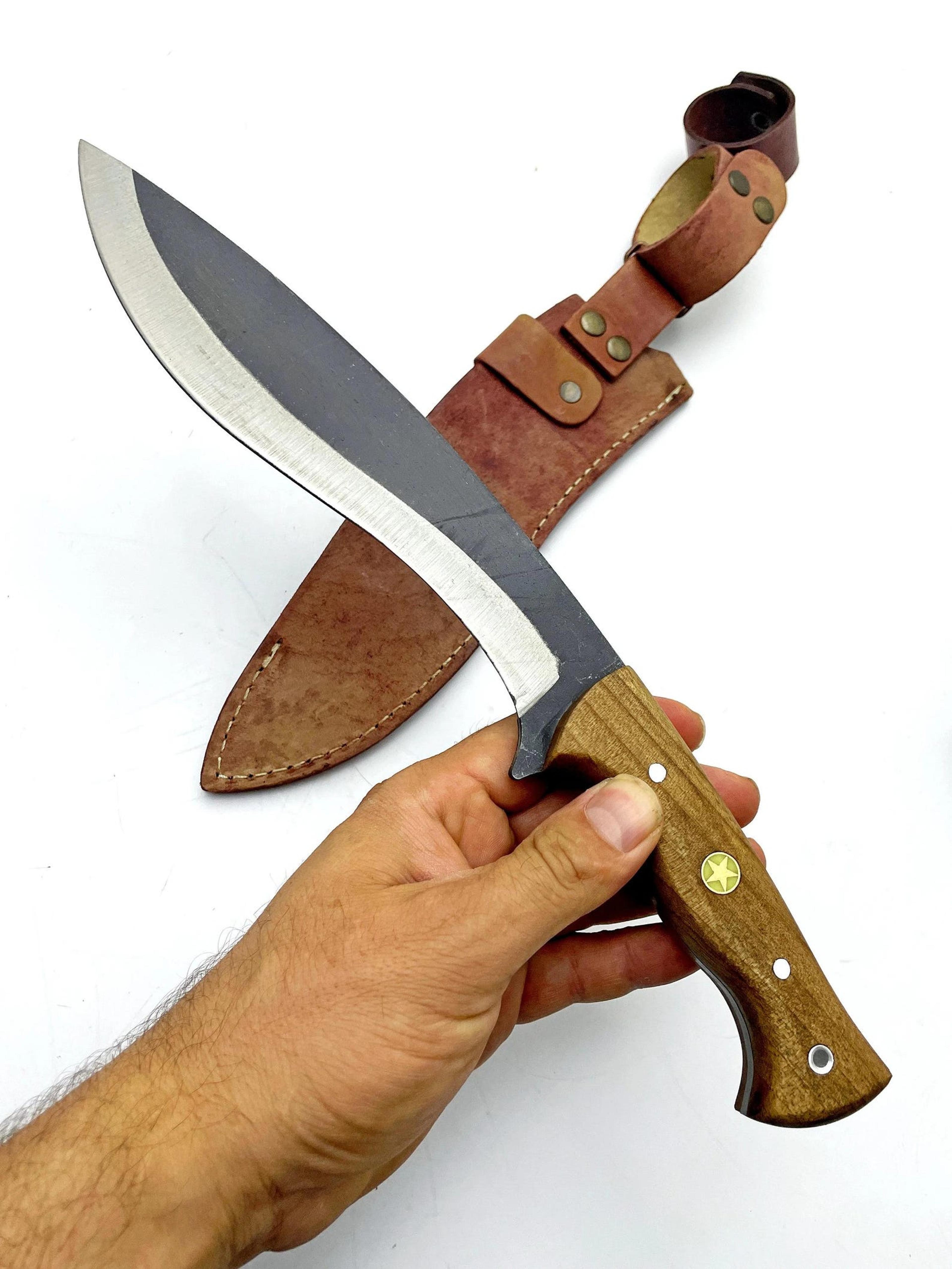 handmade full tang kukri knife nepal knife gurkha khukuri knife hunting gifts for men birthday gifts