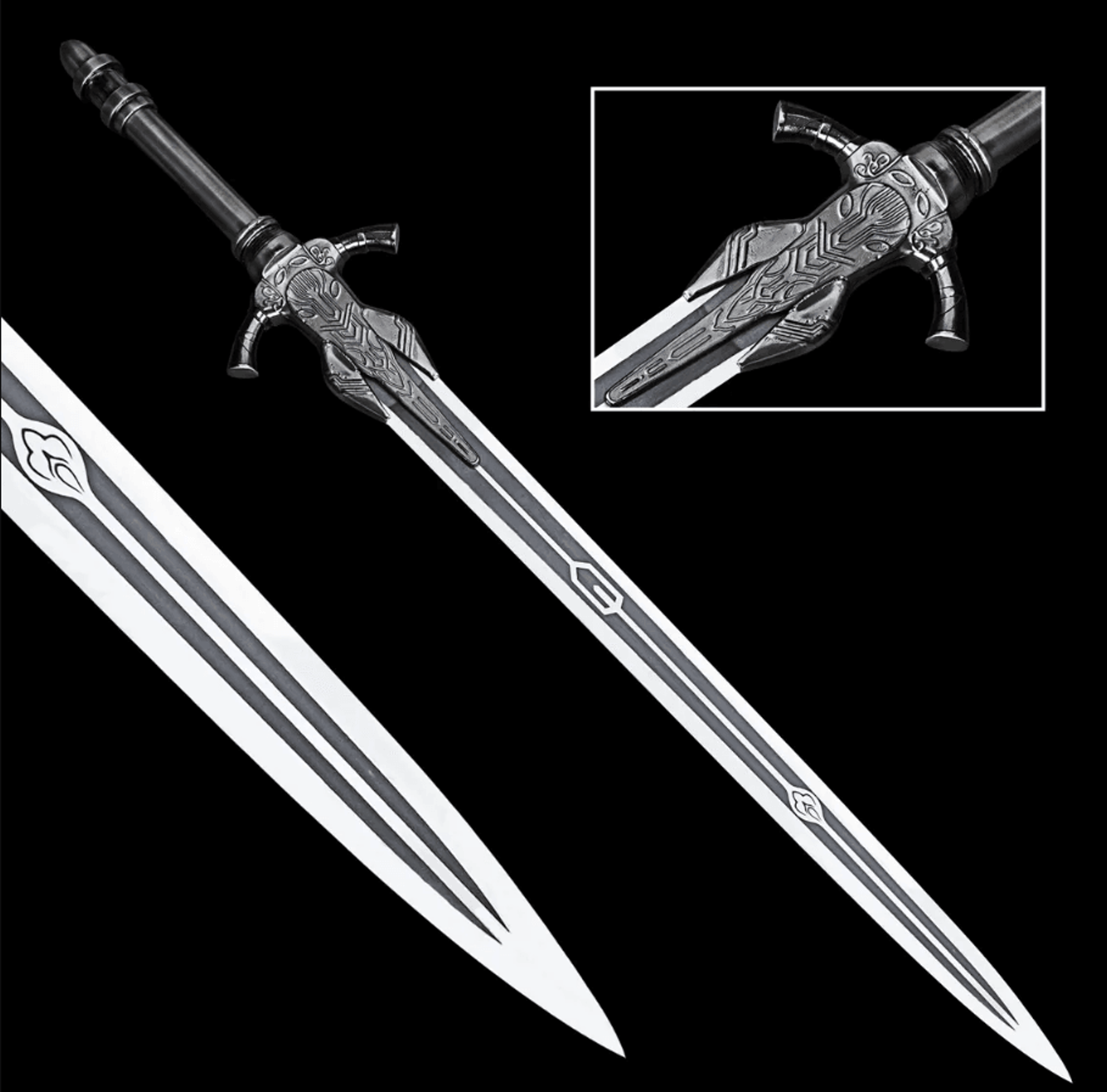 dark soul sword replica handmade artorias great sword cosplay with premium leather sheath perfect sword for collector