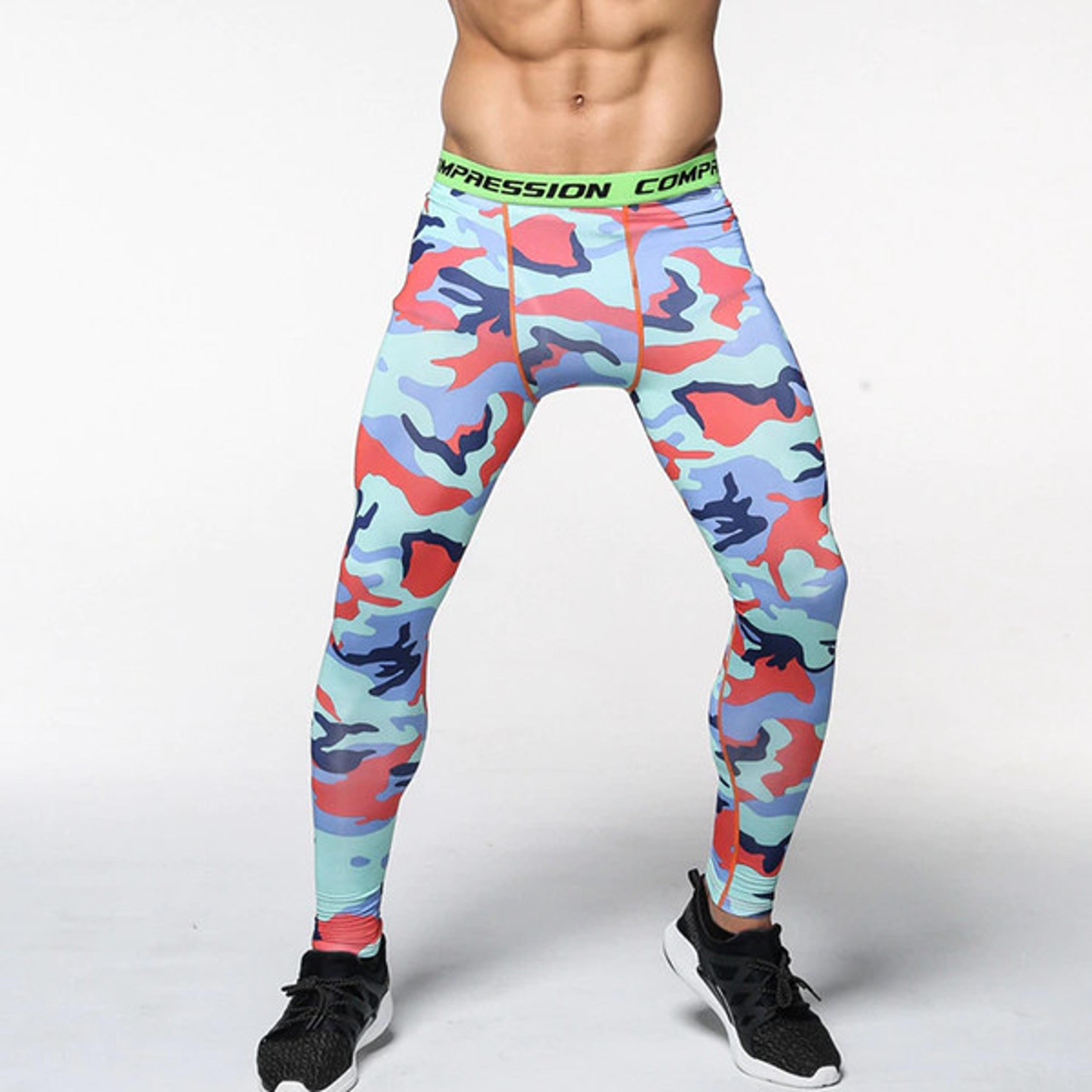 men's camo leggings for workout - perfect athletic gift