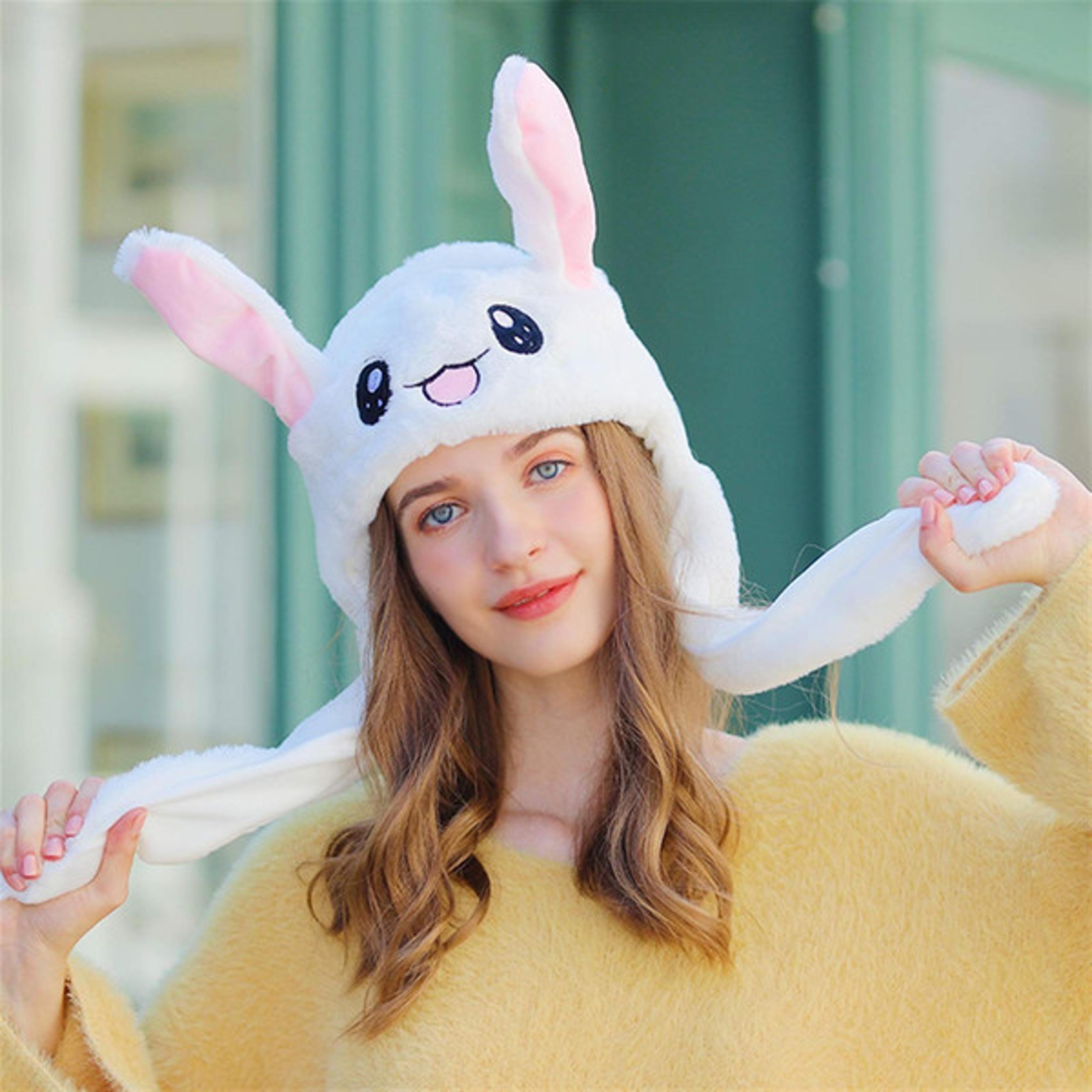 cute bunny hat with moving ears