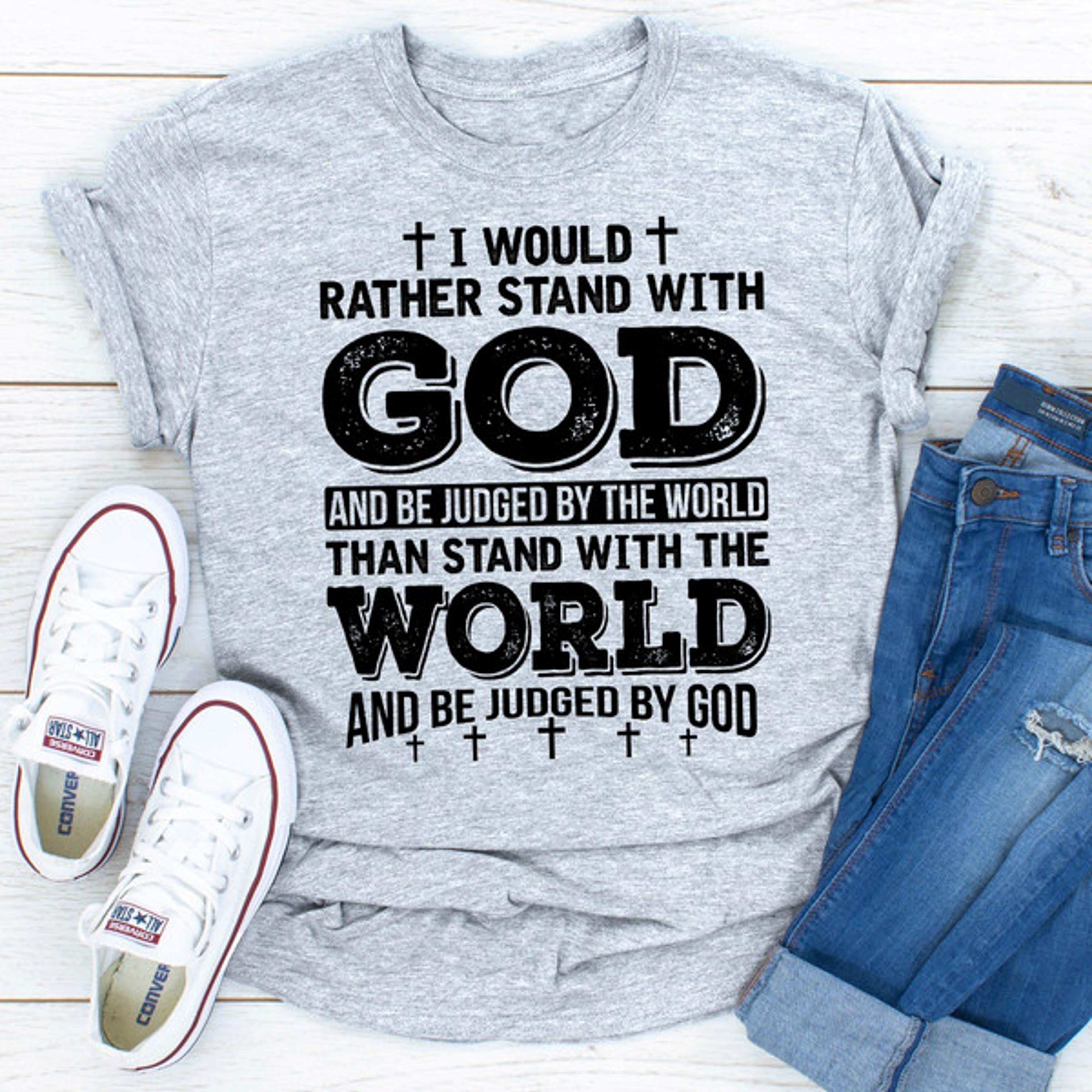 i would rather stand with god