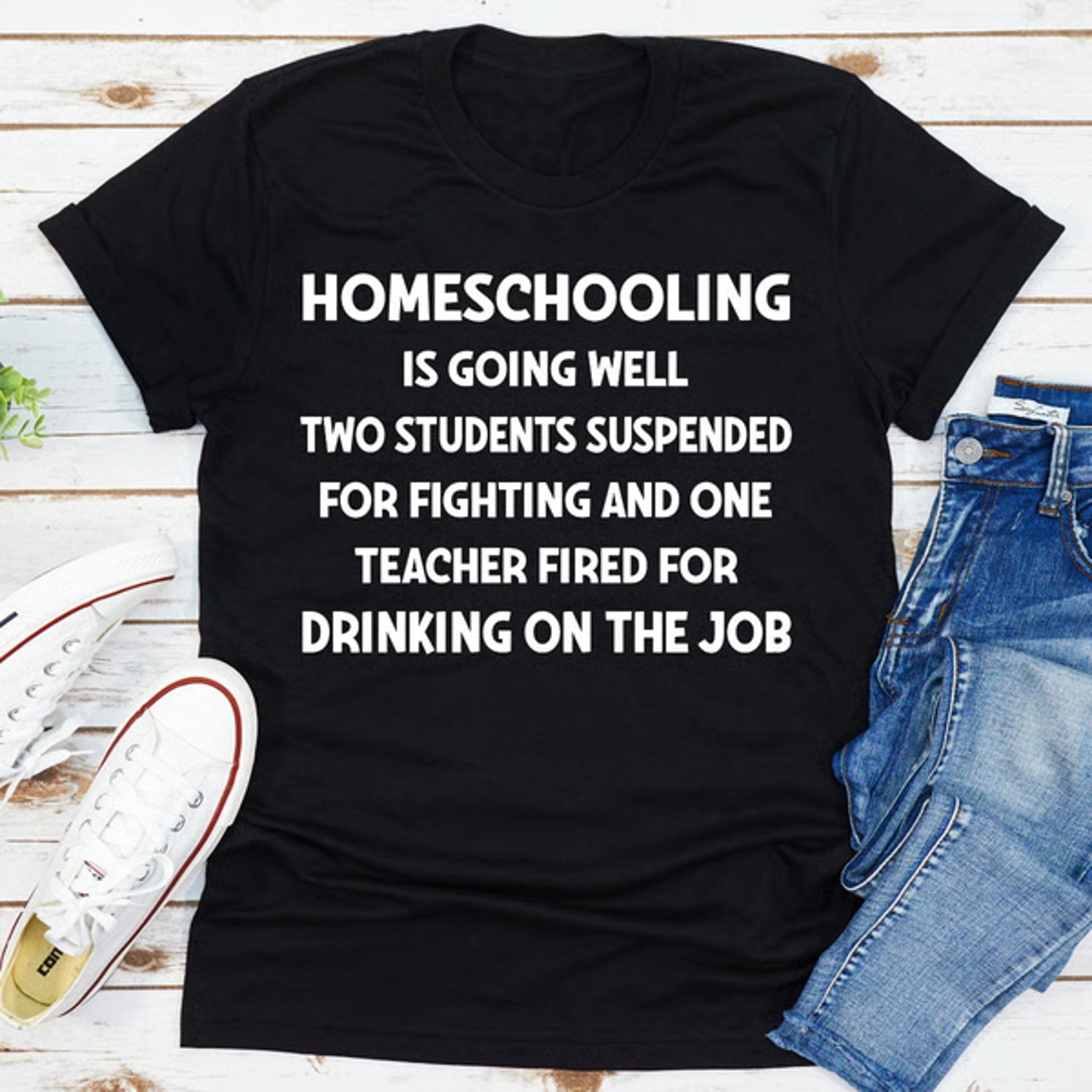 homeschooling is going well