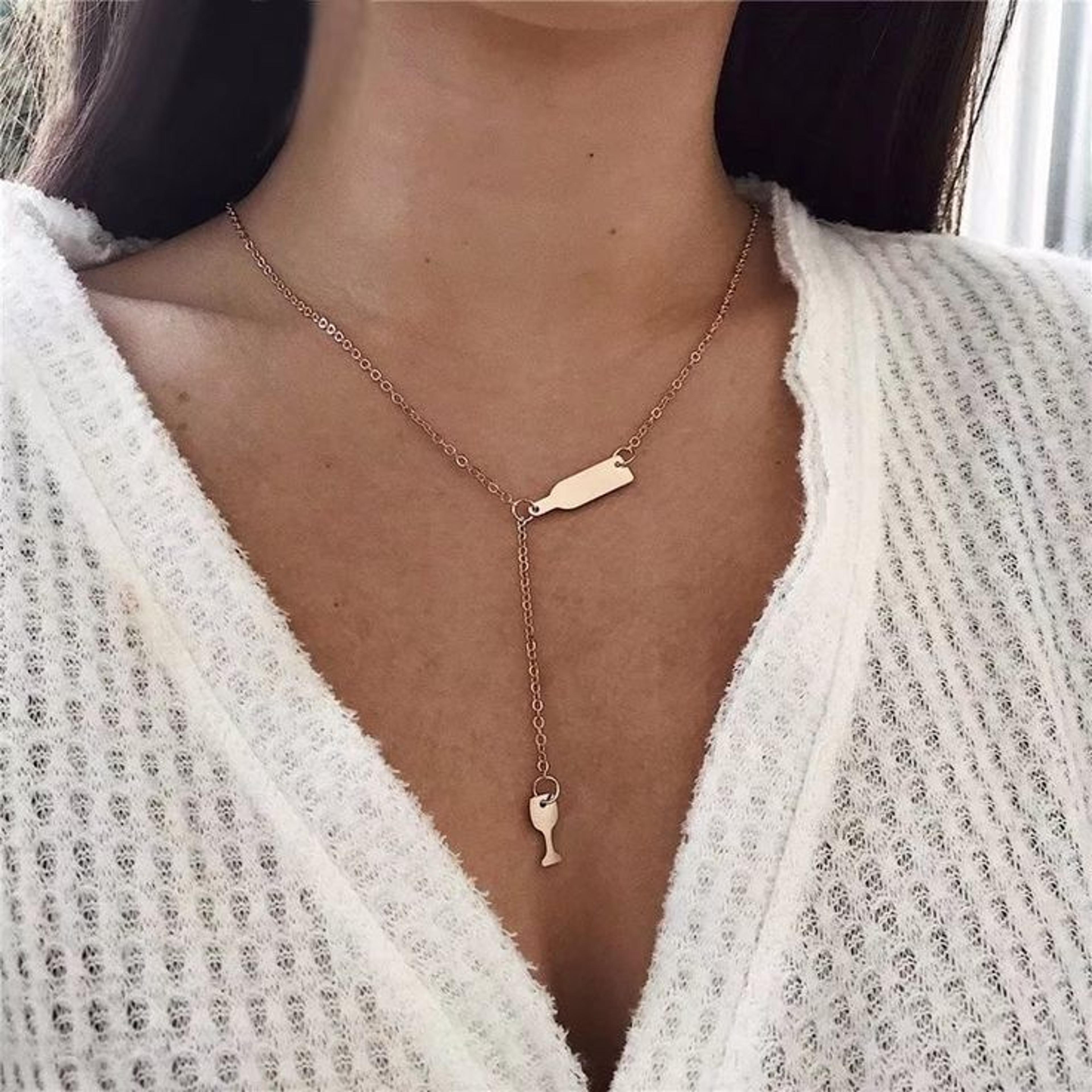 wine lover necklace