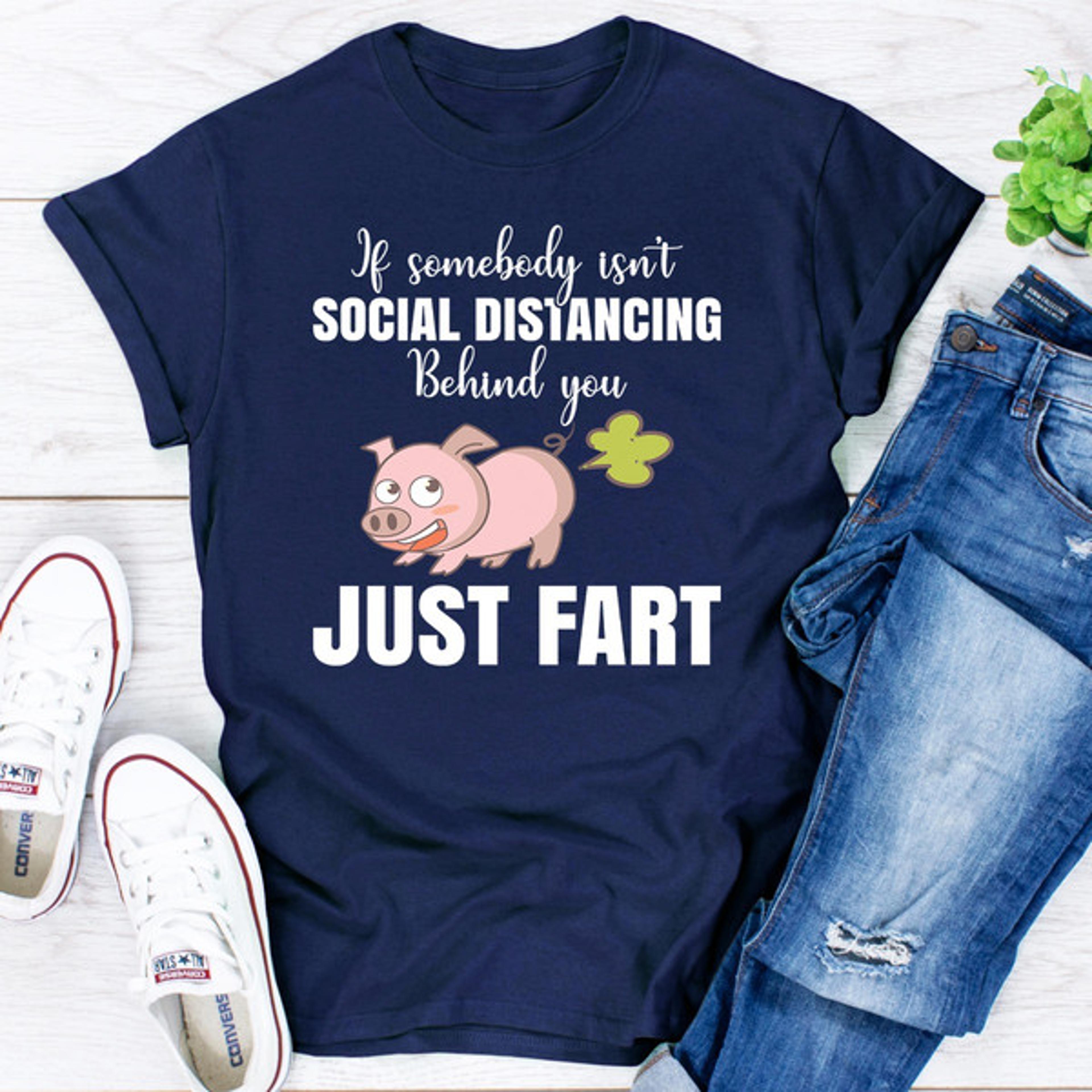 if somebody isn't social distancing behind you