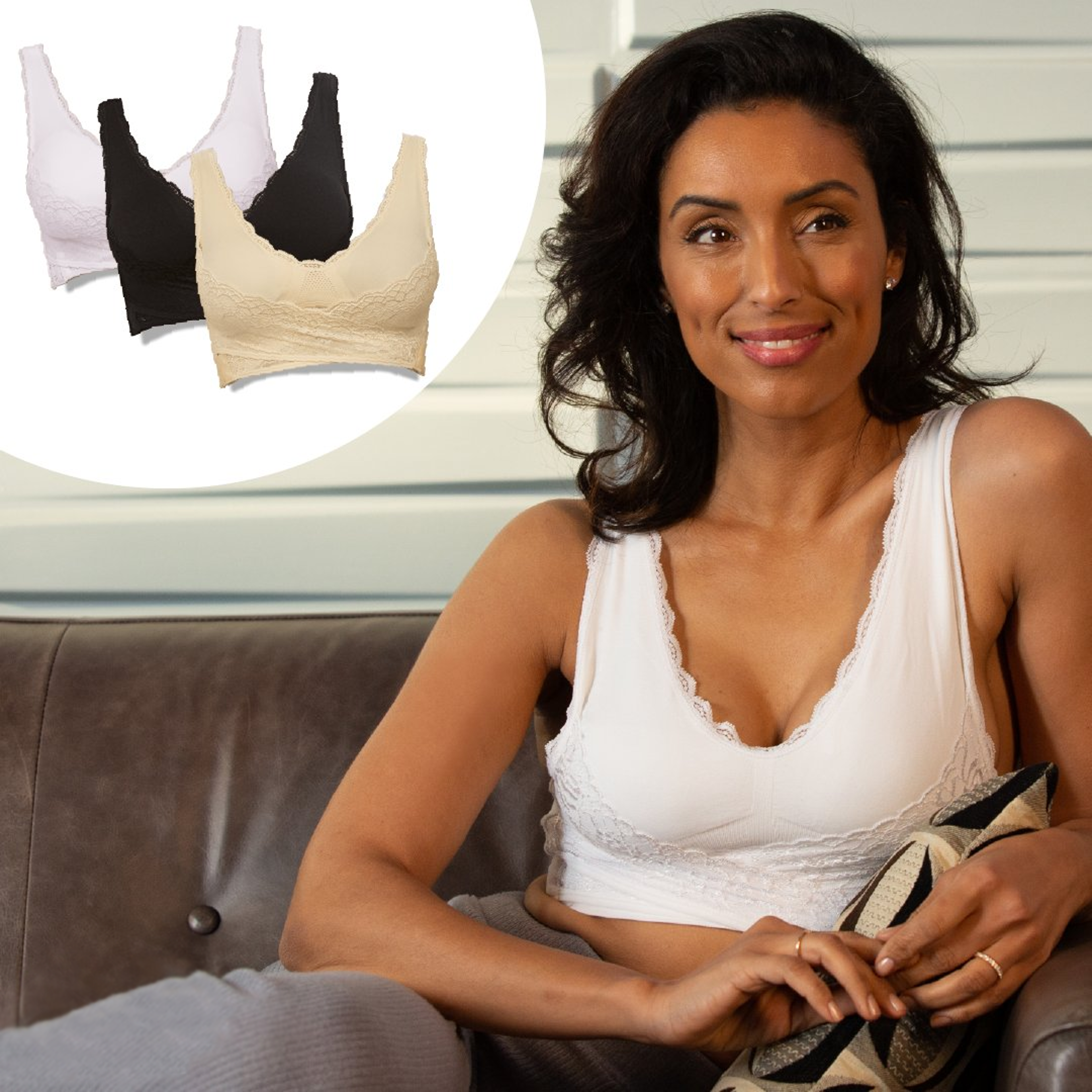 seamless wireless lift bra for natural support & comfort | breathable and adjustable