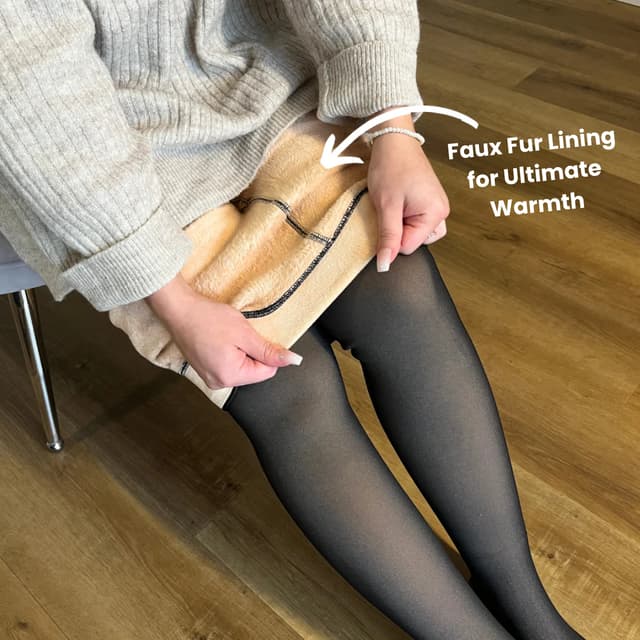 Magic Faux Fur Lined Leggings 0