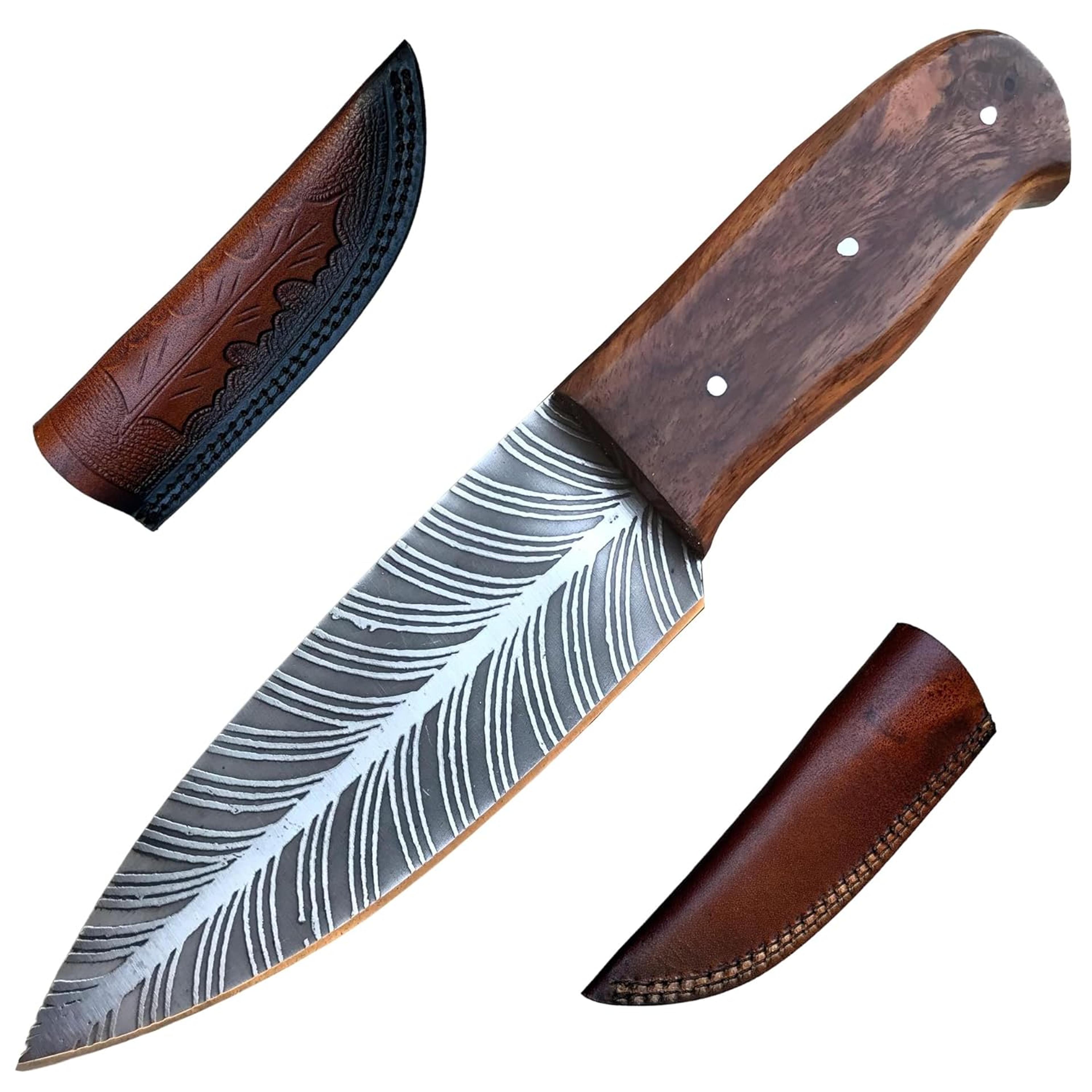 handmade ragnar knife odin viking knife fixed blade knife skinner outdoor knife with leather sheath razor sharp blade
