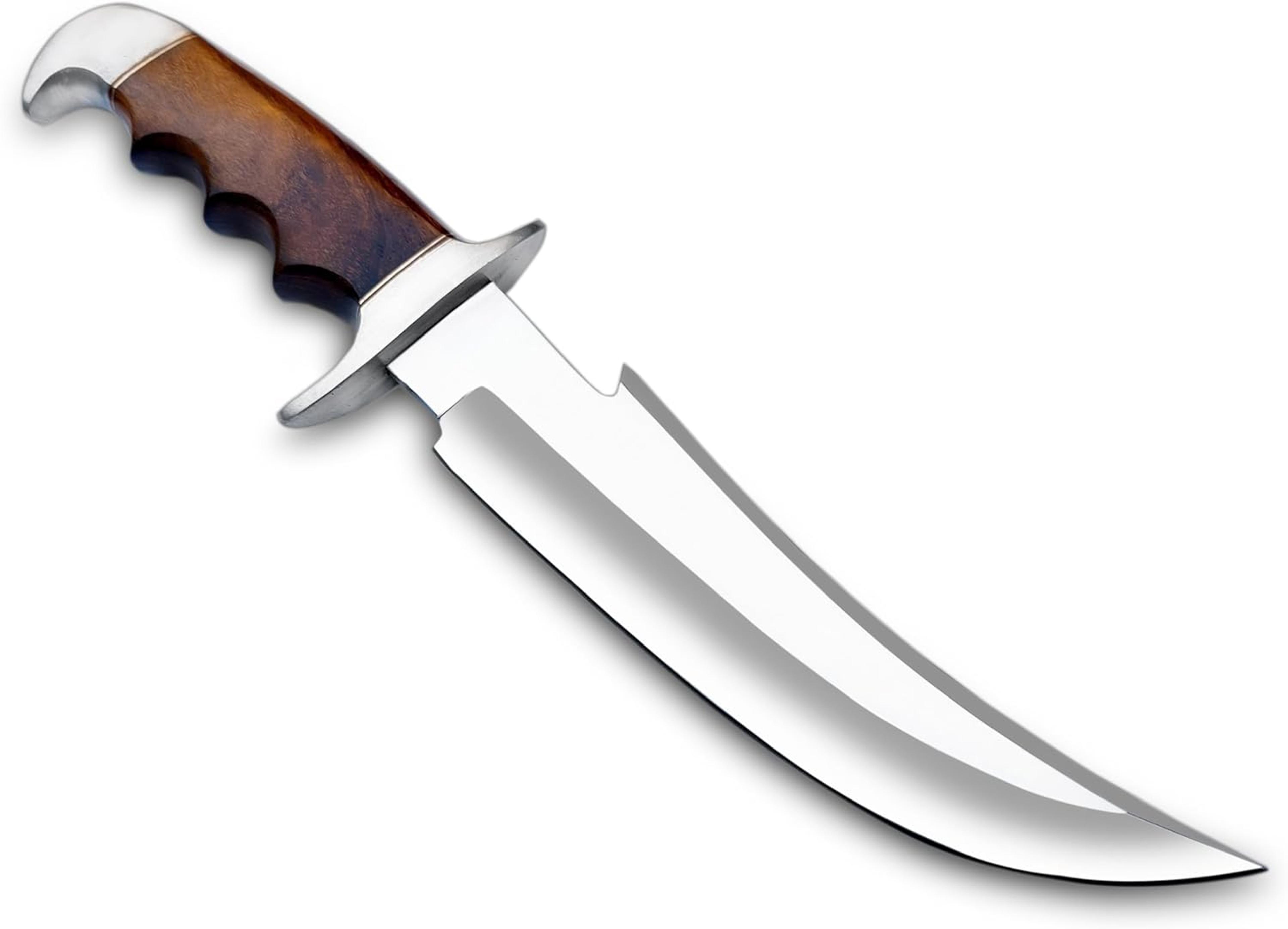 custom handmade 13 bowie knife survival with sheath for cutting trees for yard work hunting knife full tang fixed blade