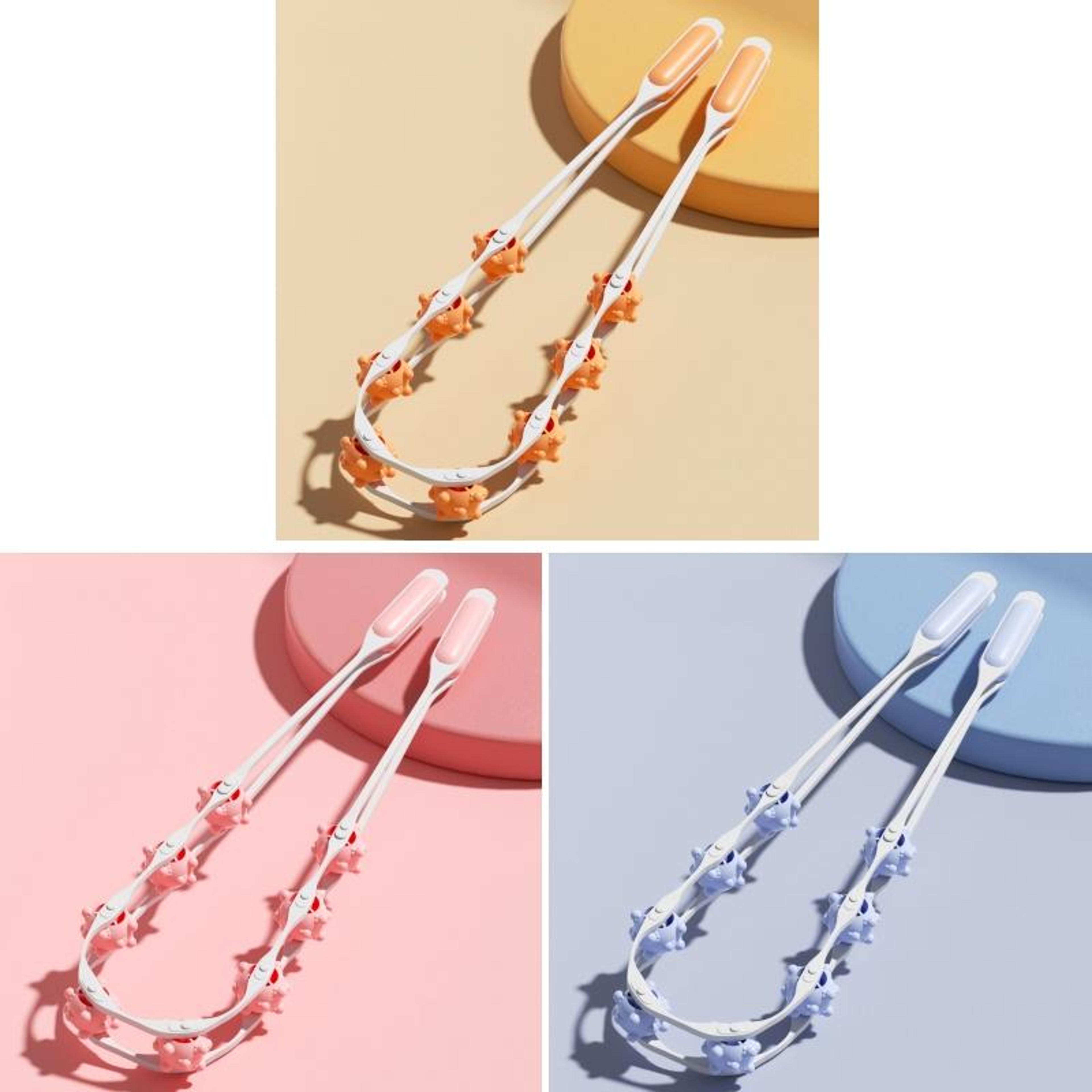 manual neck massager roller for shoulder back relief