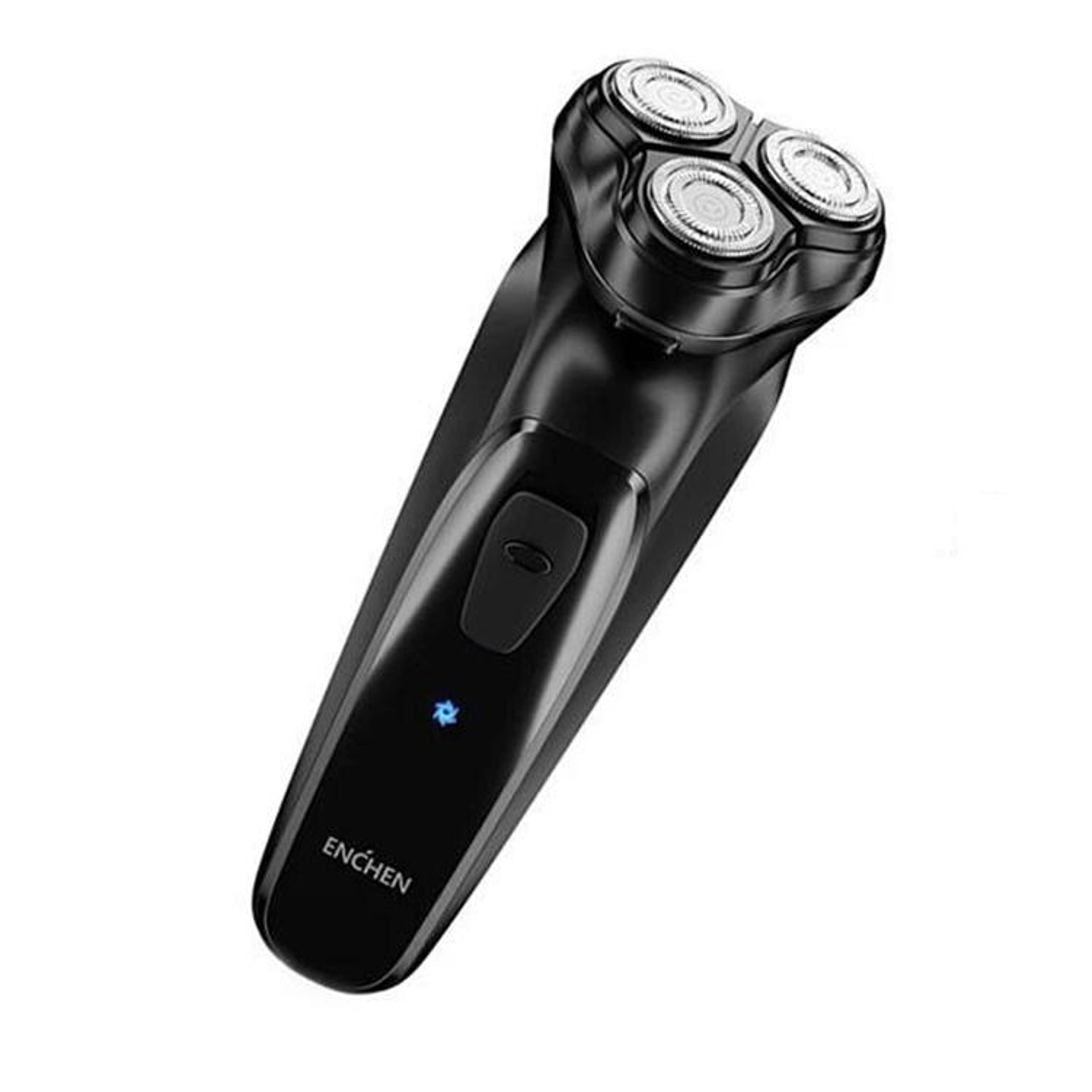 waterproof triple rotary electric shaver for men rechargeable with beard trimmer