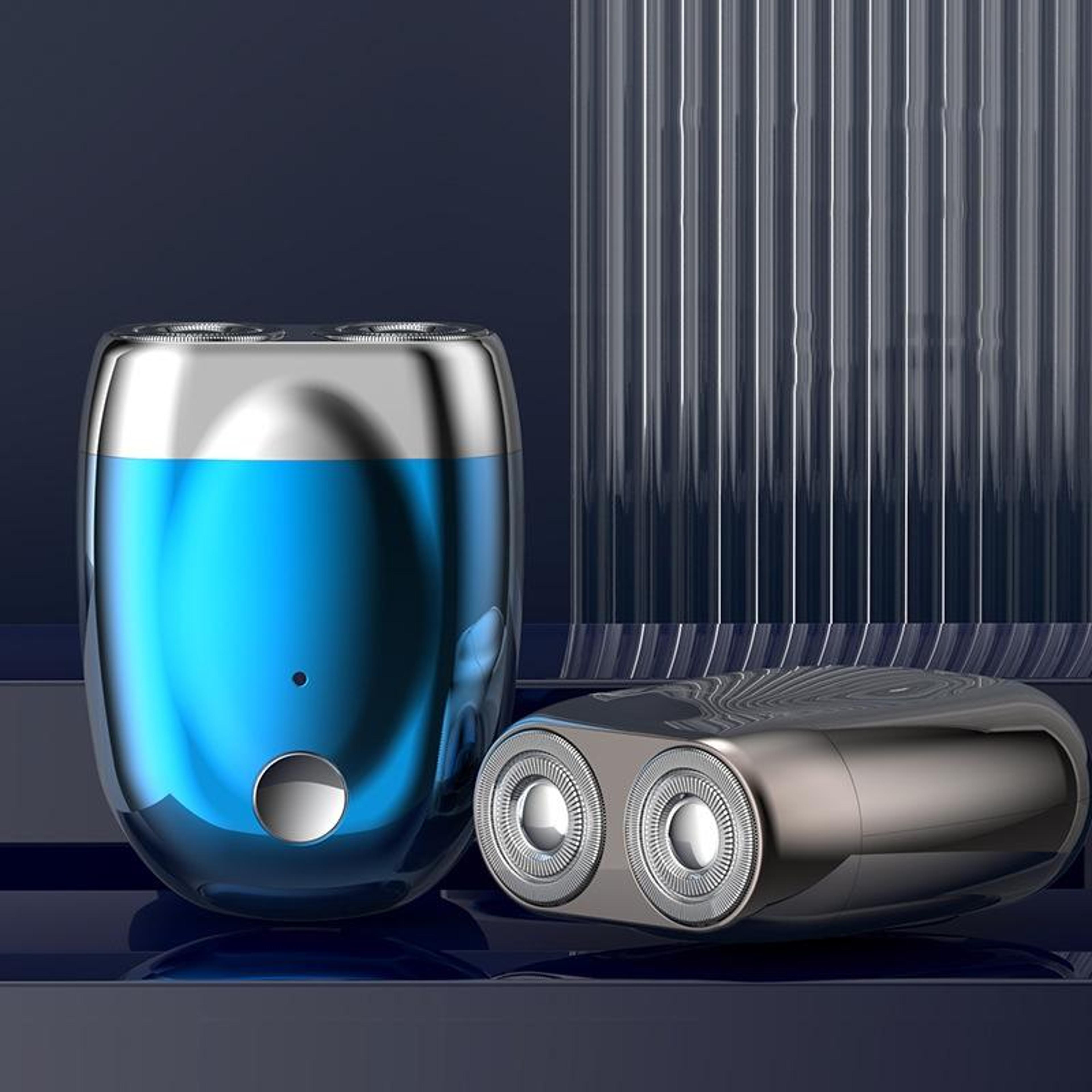 double-head mini magnetic shaver portable men's electric shaver