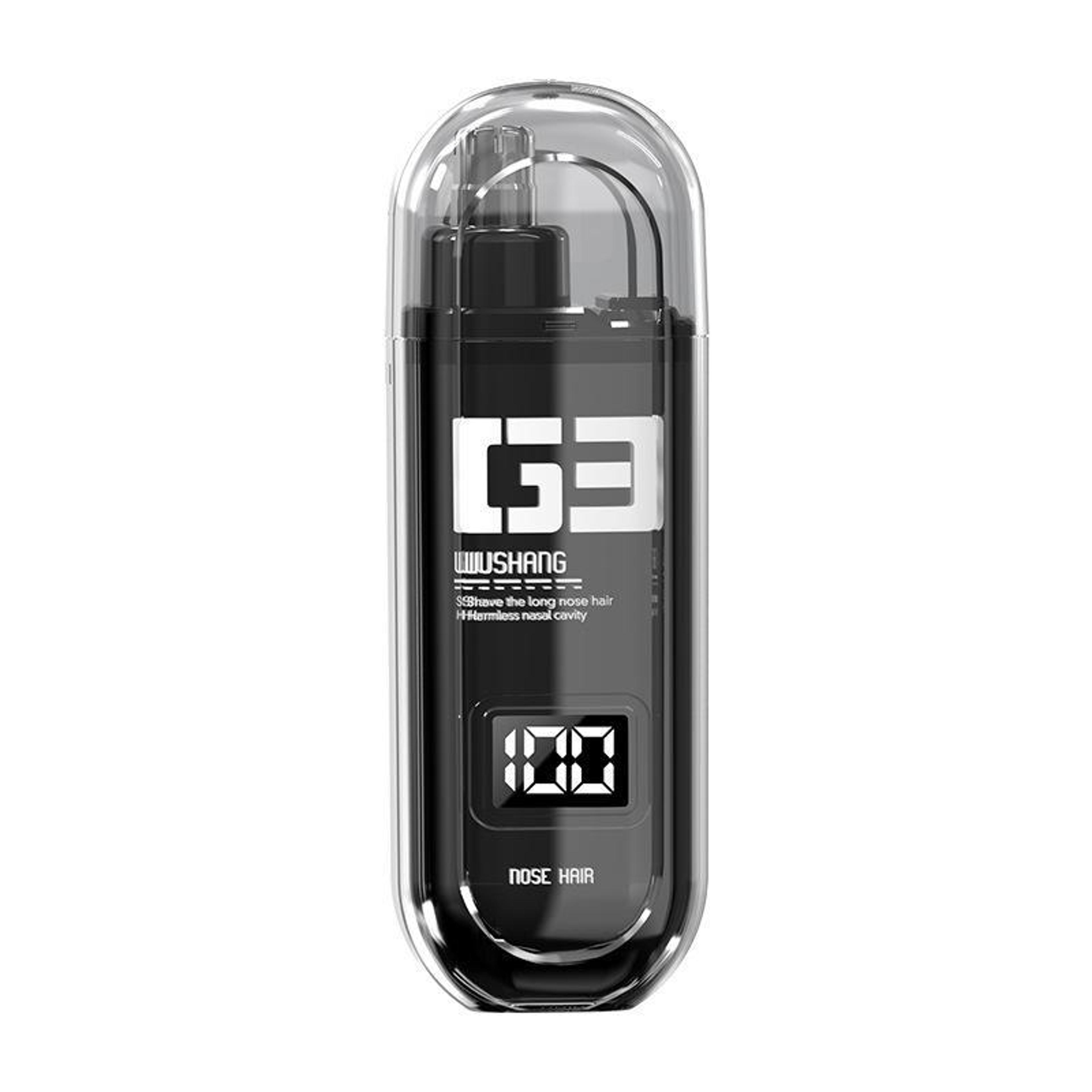 rechargeable nose hair trimmer for gentle painless nasal grooming