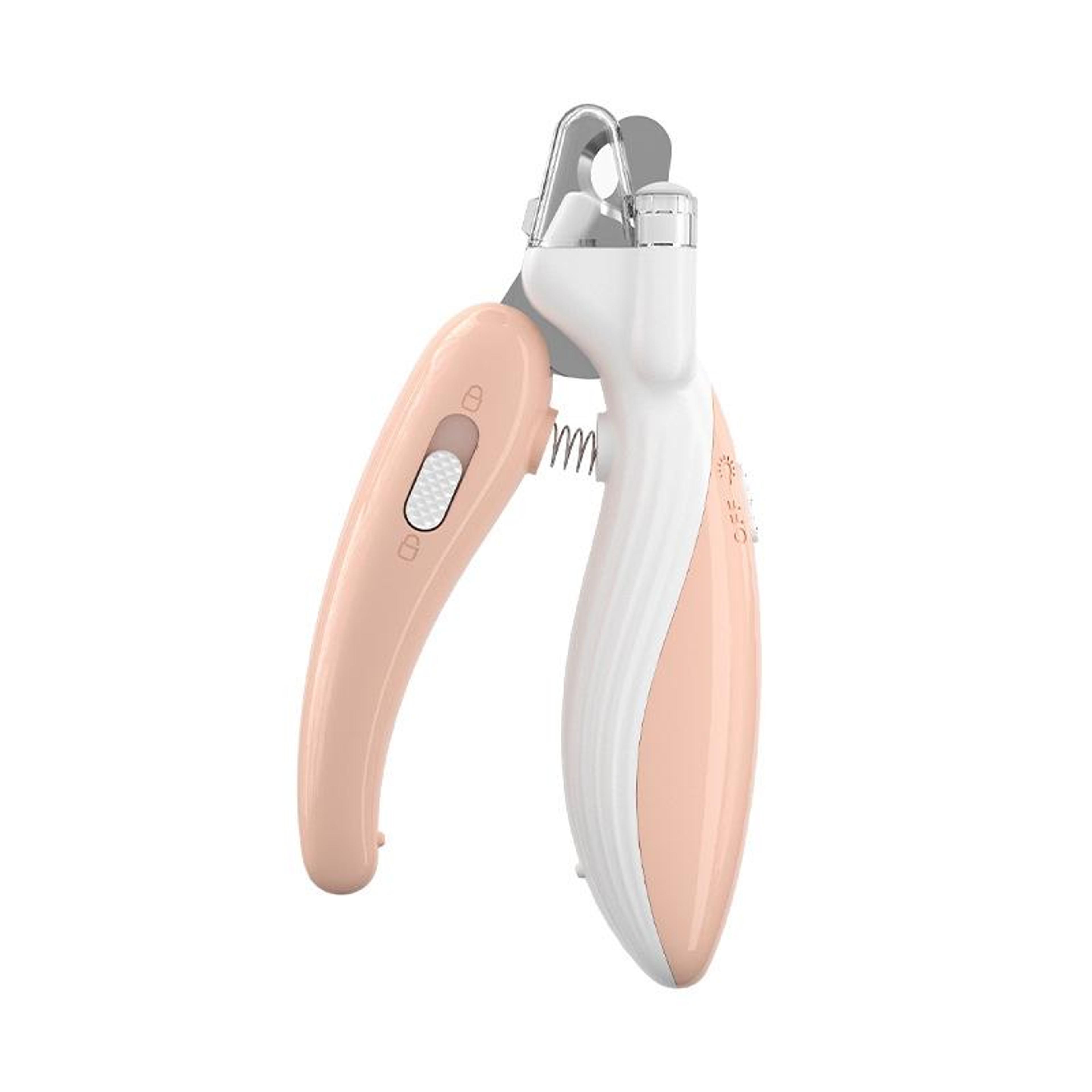 led pet nail clipper for dogs and cats safe cat nail trimmer with splash guard