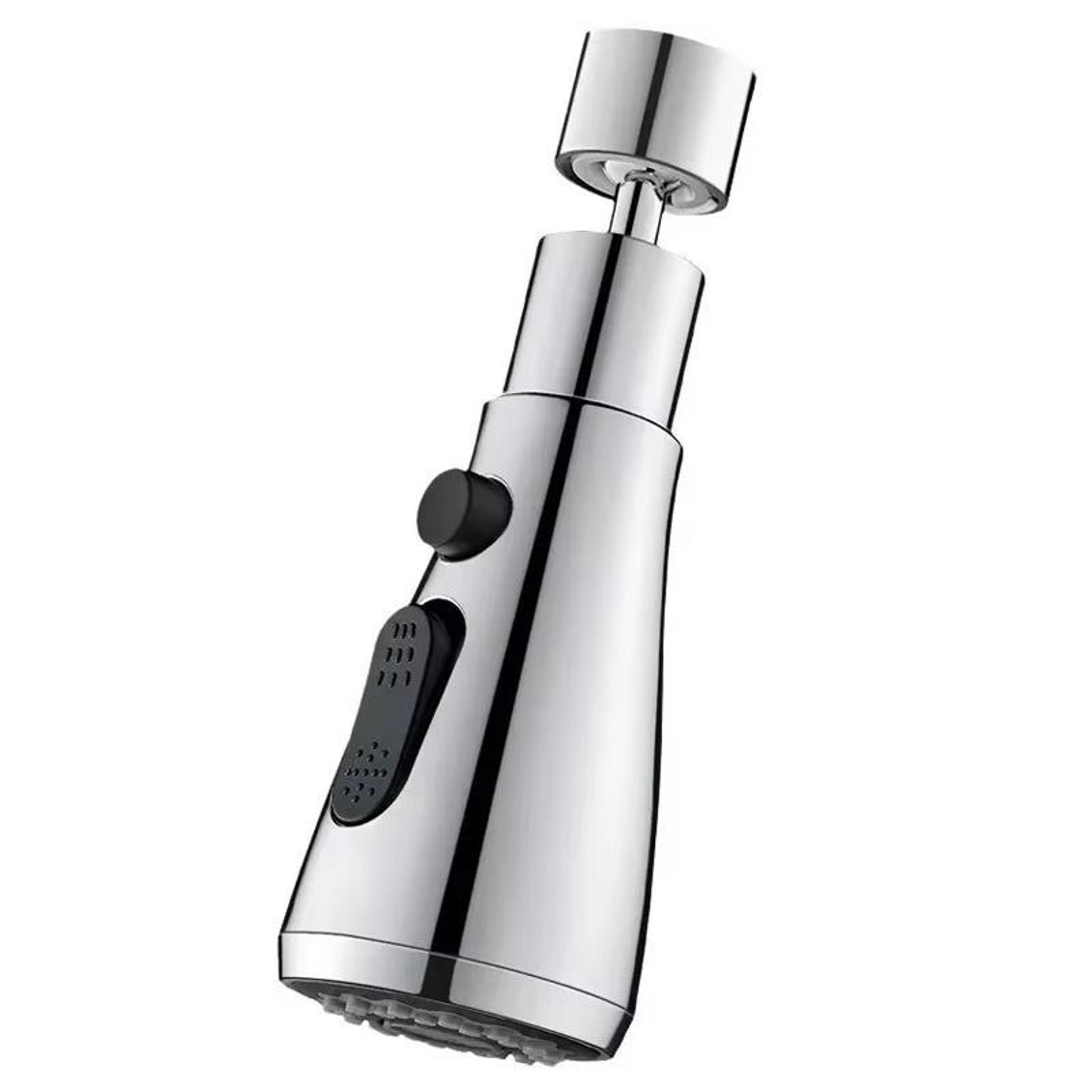 universal kitchen faucet extender with swivel spout & splash guard easy sink connector