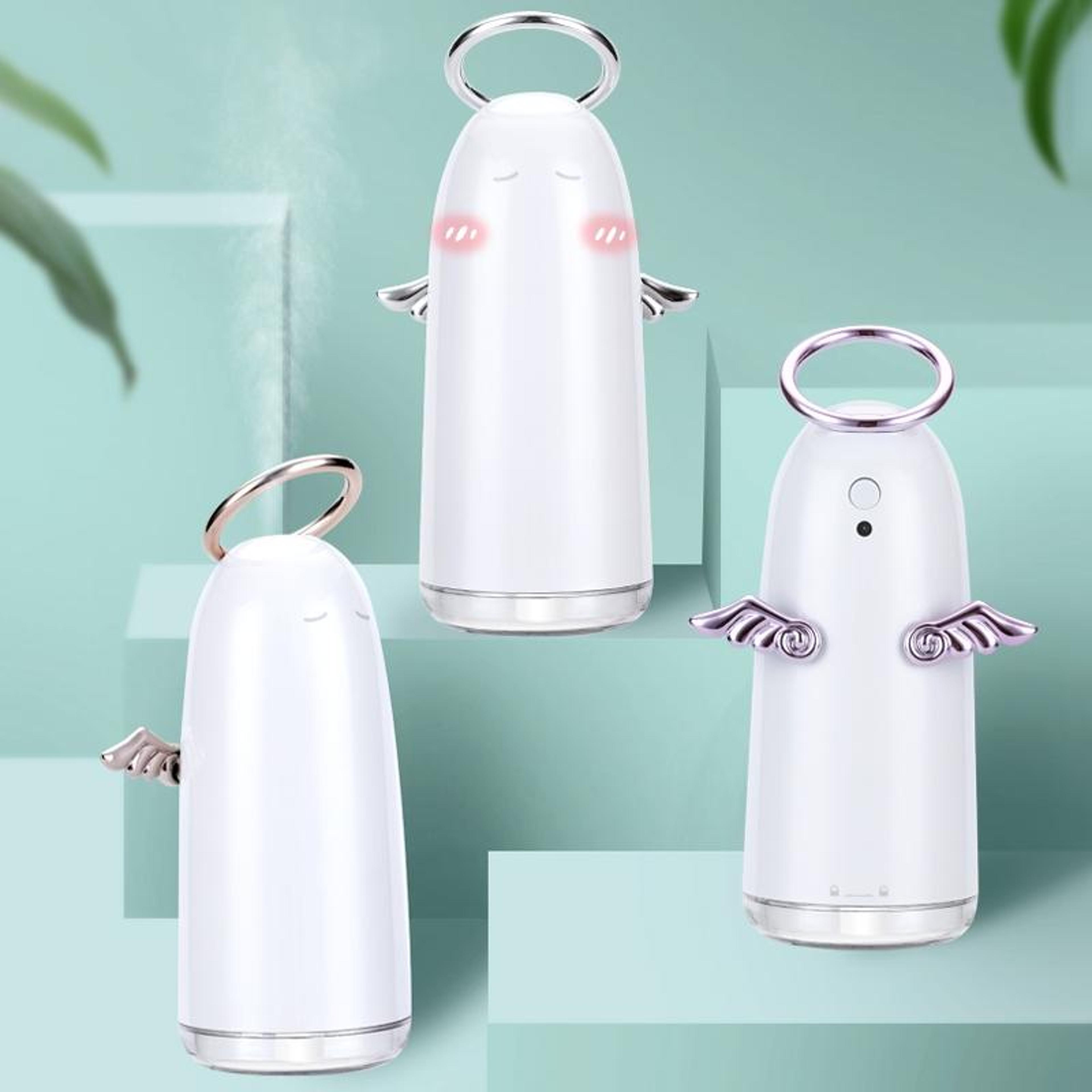 mini angel humidifier with colorful night lights ultrasonic mist