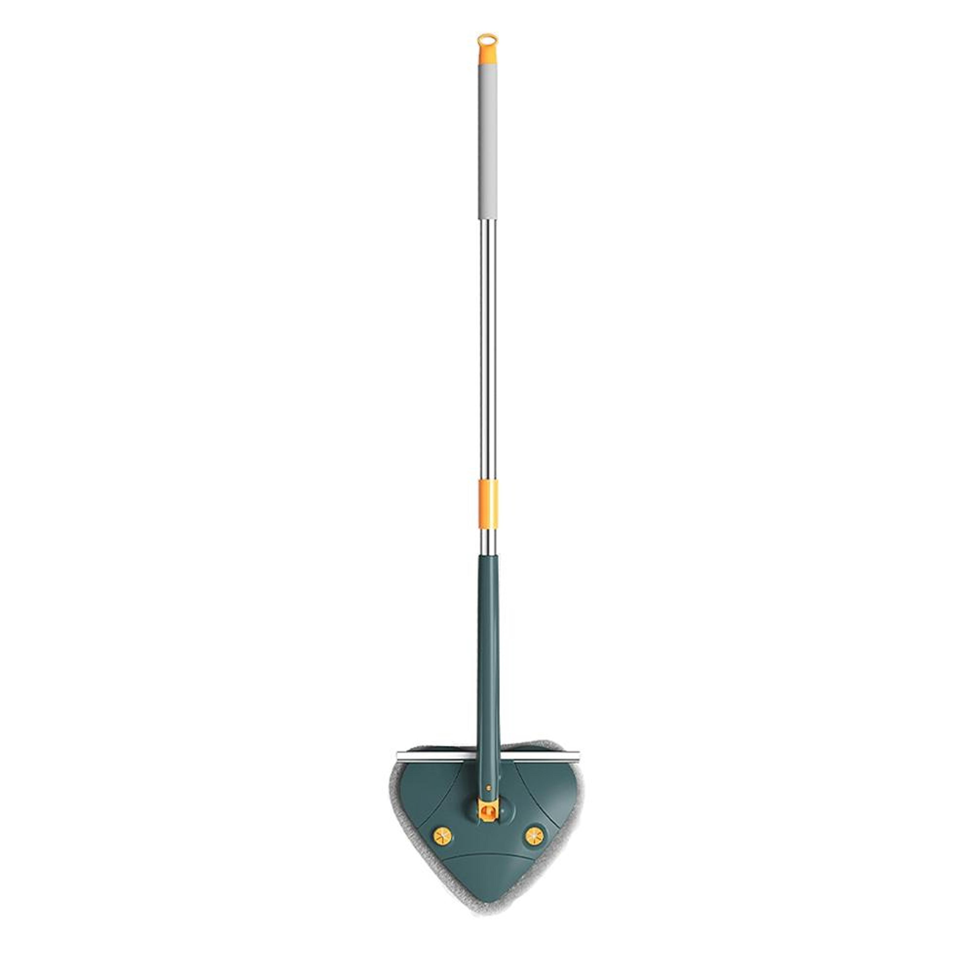 premium self twisting triangle mop with telescopic handle for easy cleaning