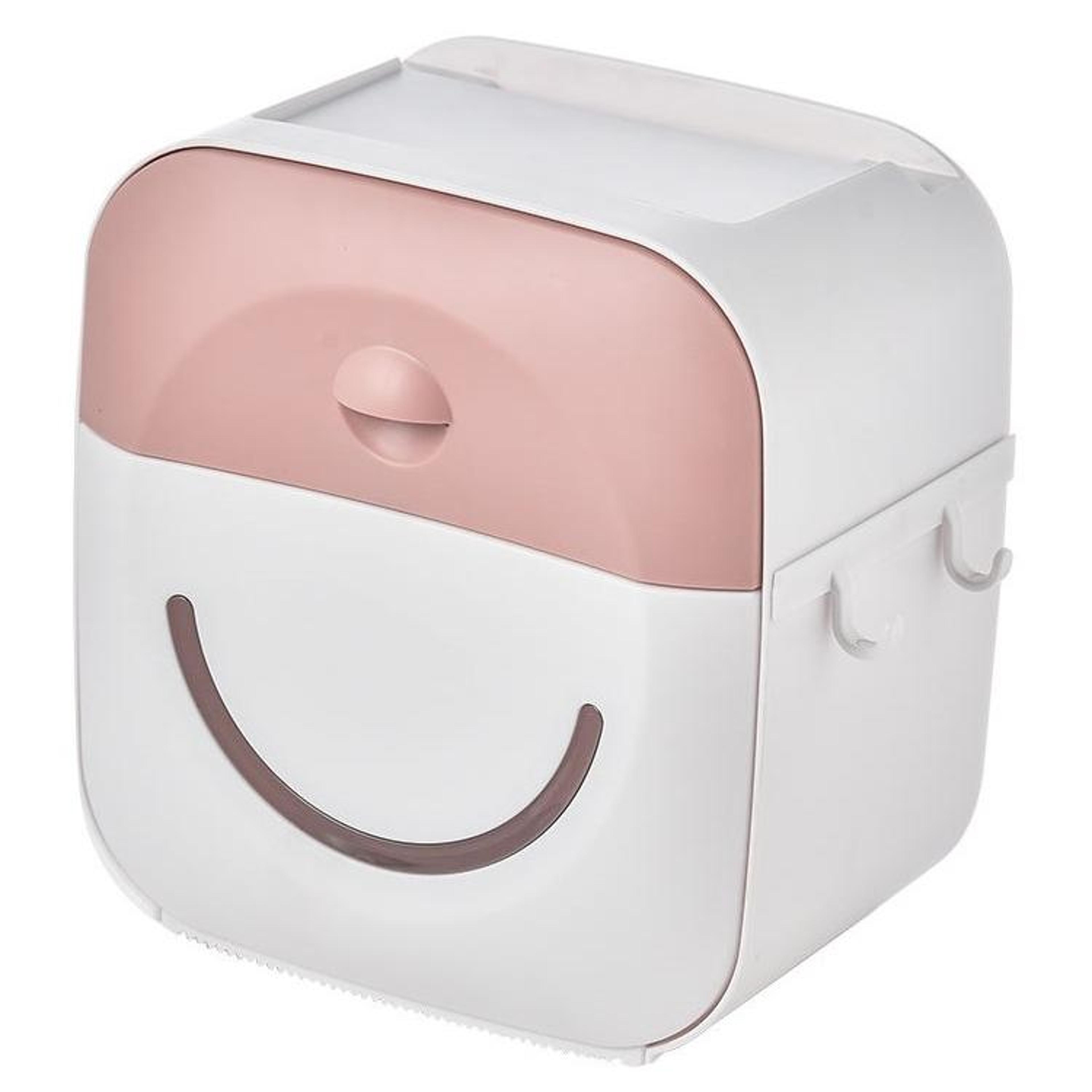 premium bathroom tissue box holder & punch free wall mounted tissue rack waterproof storage organizer