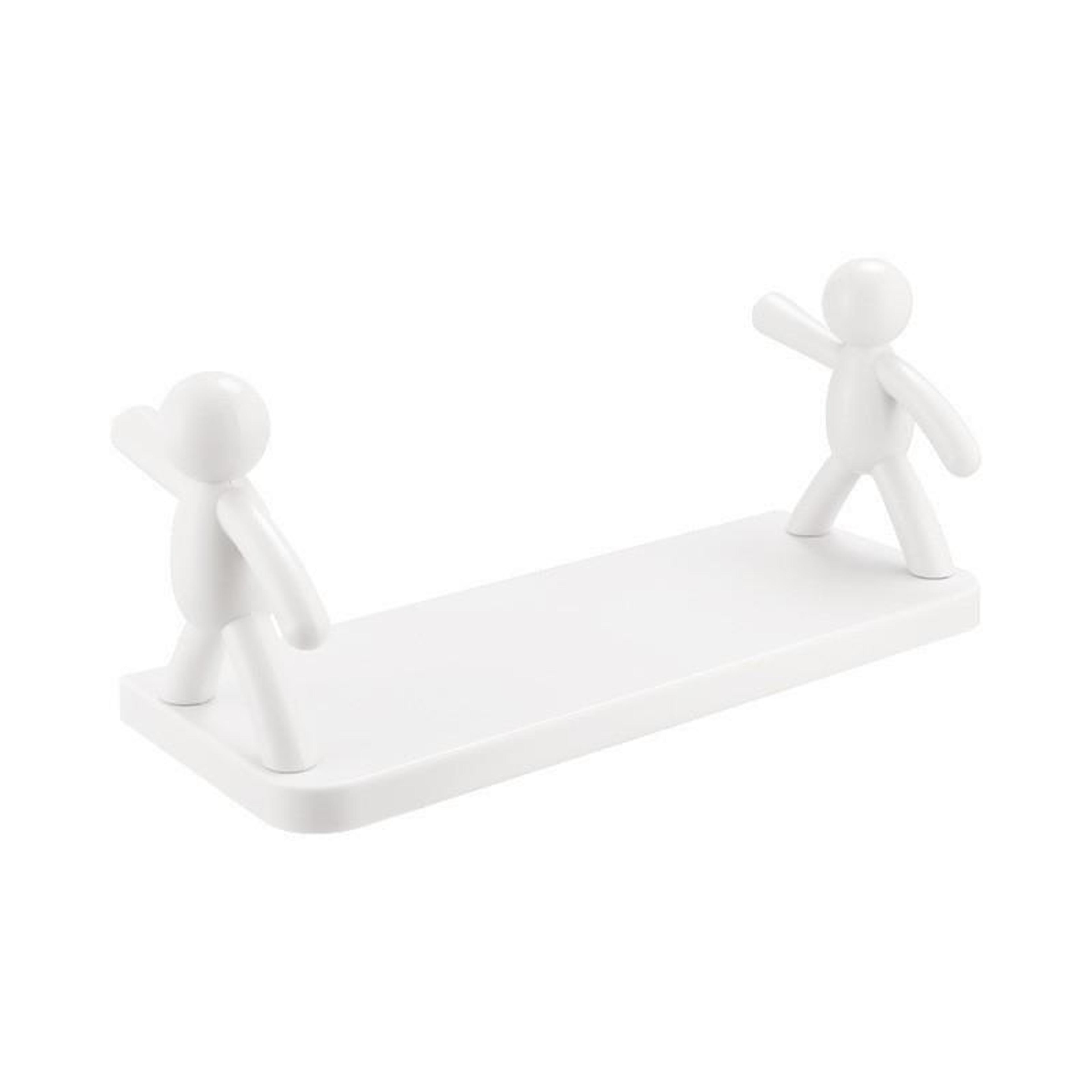 wall mounted person shape suction cup bathroom suction cup shelf & cosmetic storage organizer