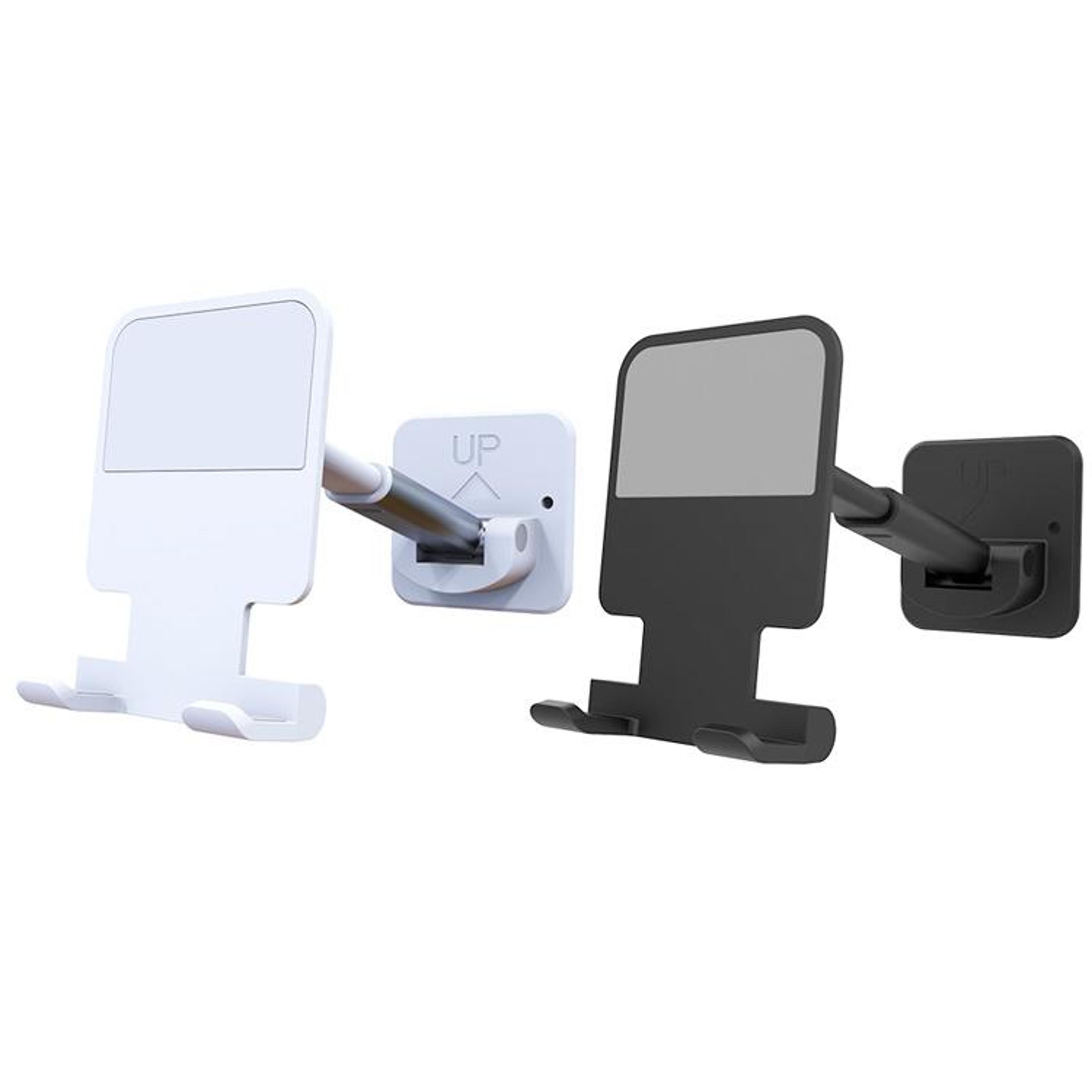 foldable wall mount mobile phone holder for bathroom & kitchen