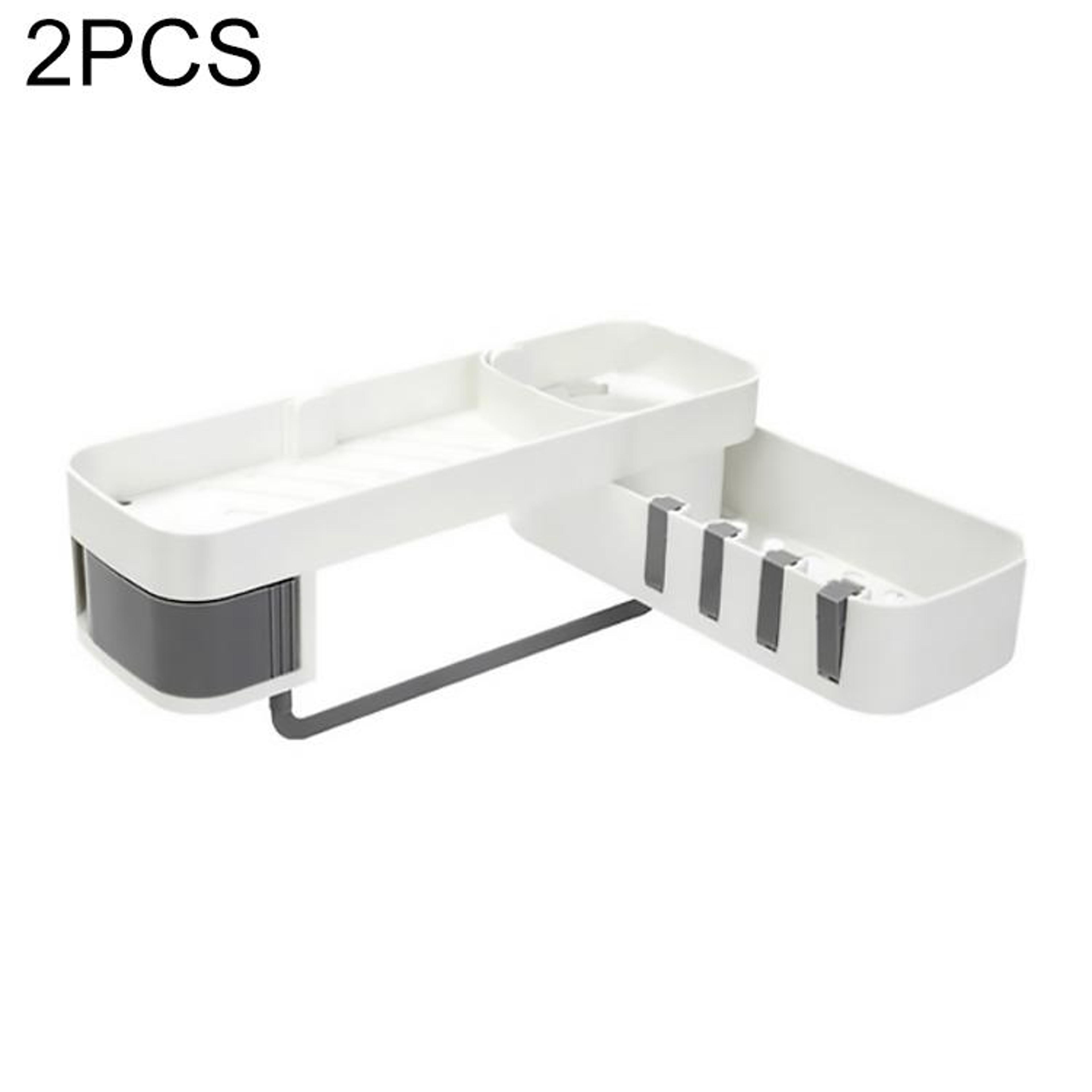 premium rotating shower shelf & bathroom storage rack seamless tripod wall mounted corner caddy