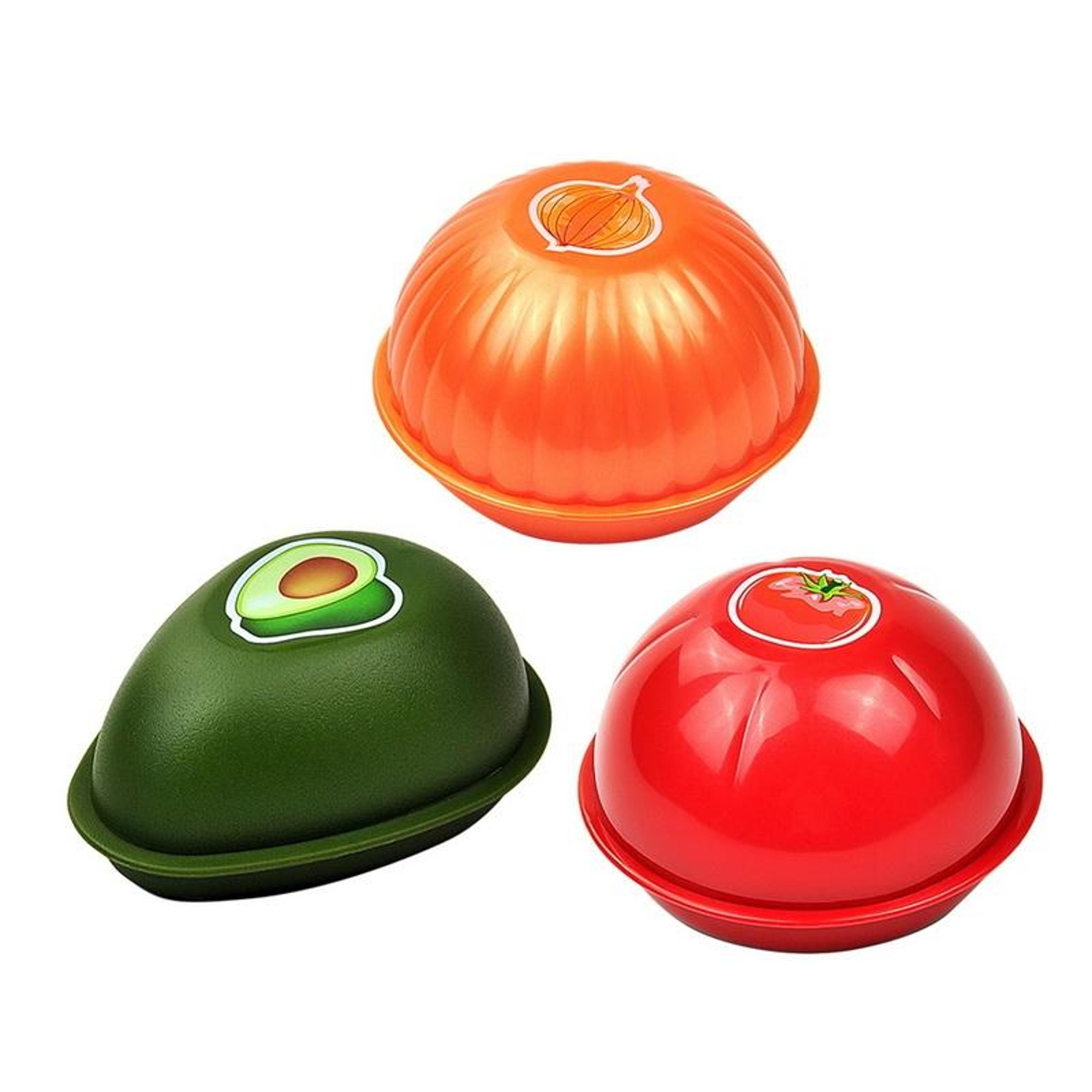 creative kitchen refrigerator crisper containers for fresh vegetables & fruits