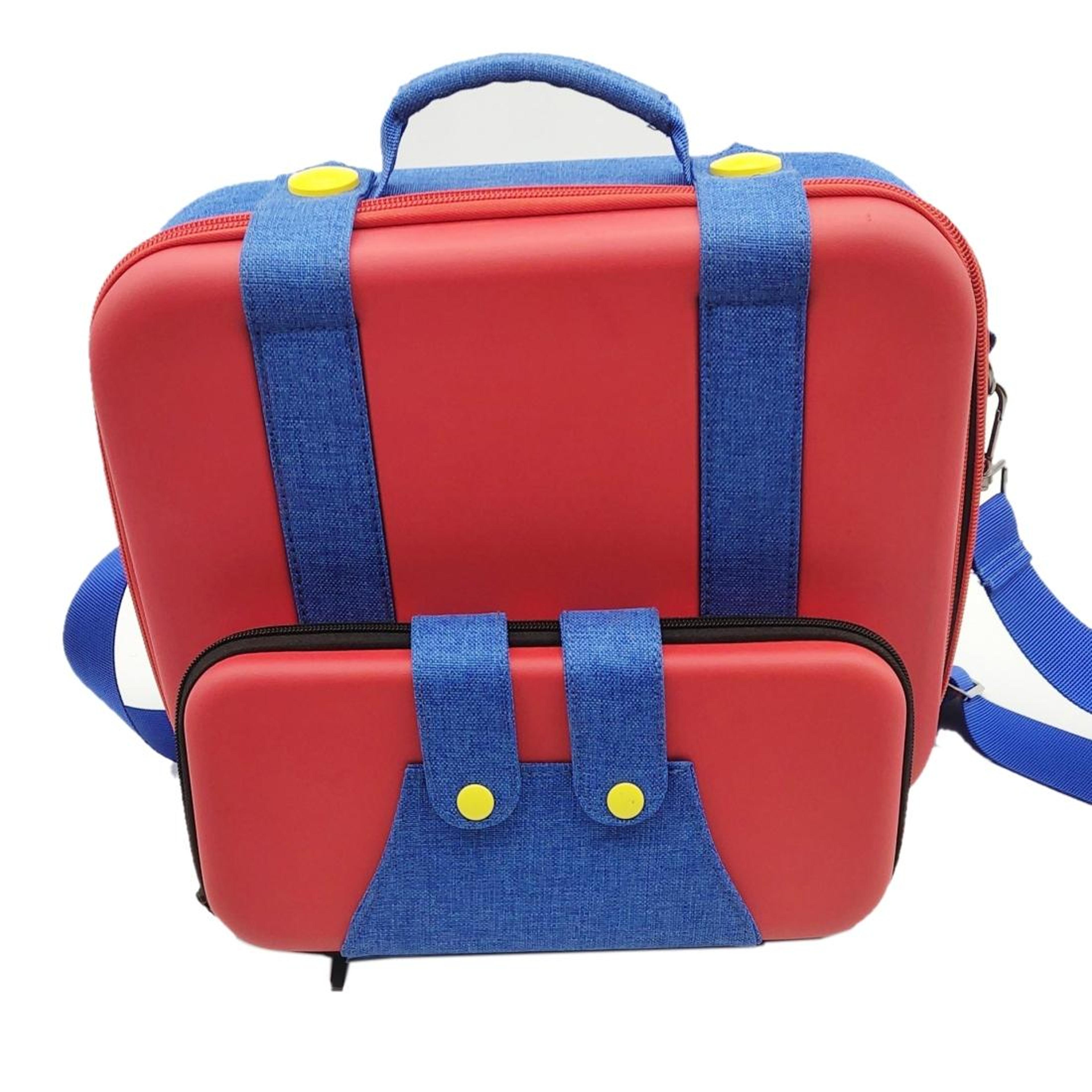 premium hard game case & switch storage bag set large & compact organizer
