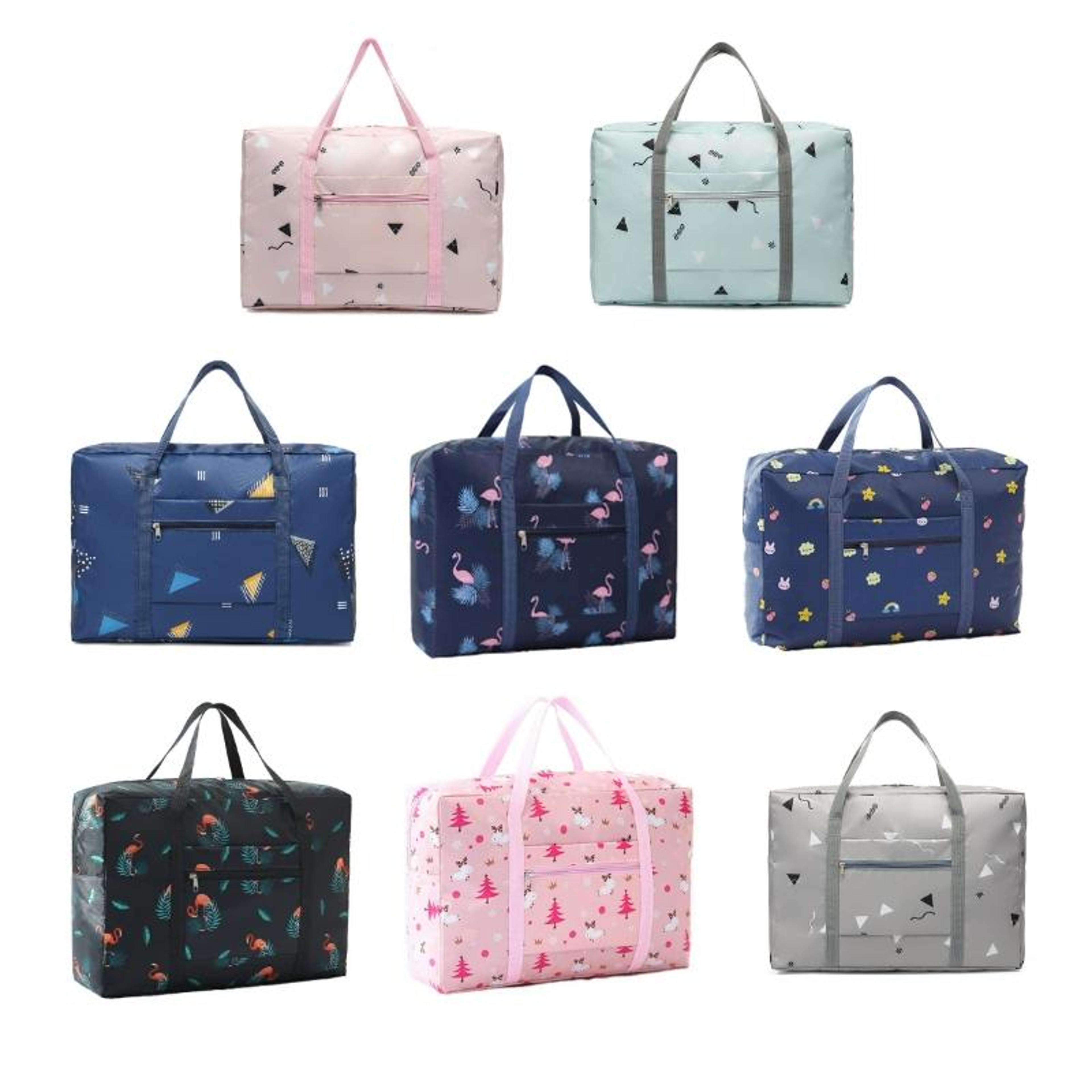 travel ready waterproof foldable travel bag spacious hand luggage storage