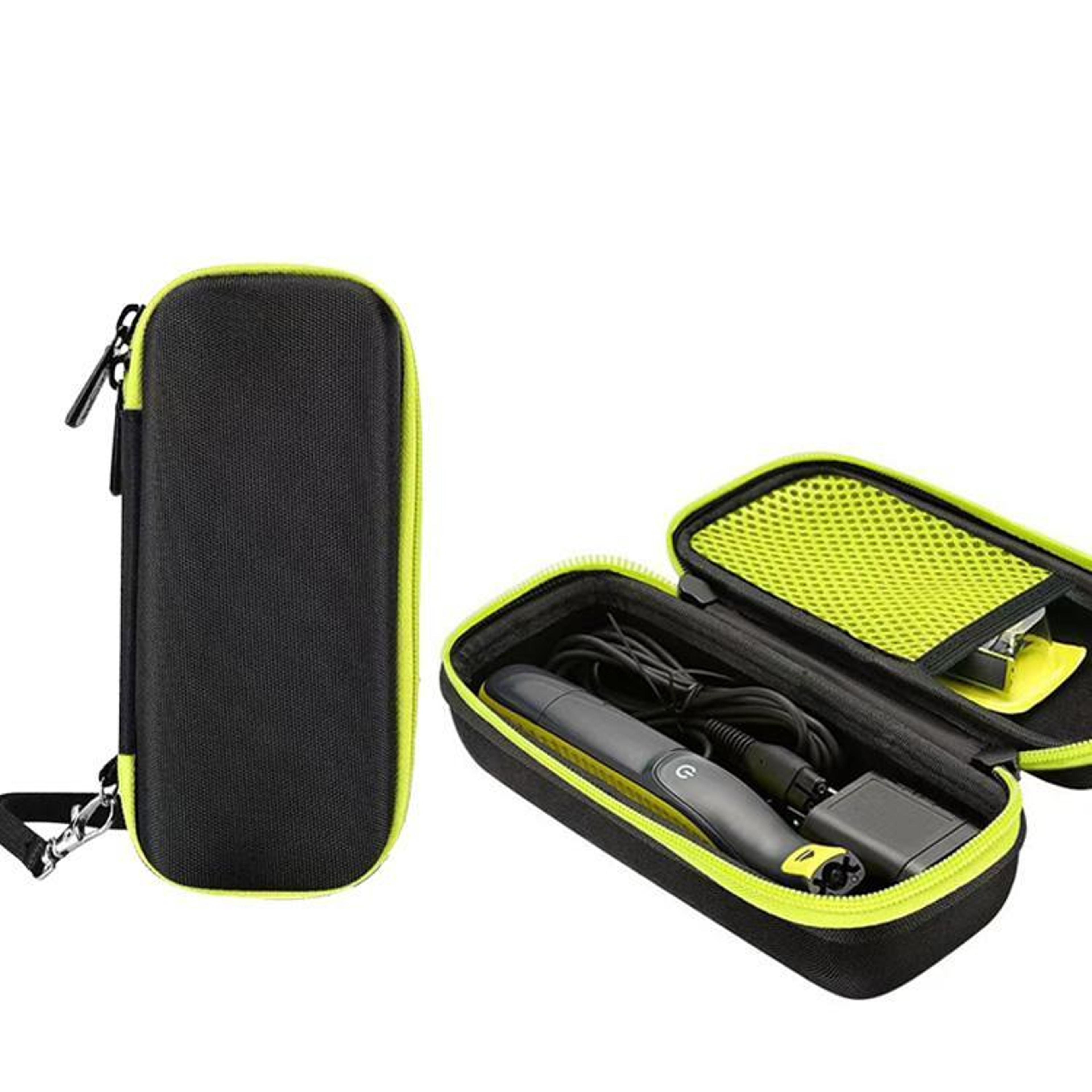 premium oneblade shaver travel storage case shockproof & portable