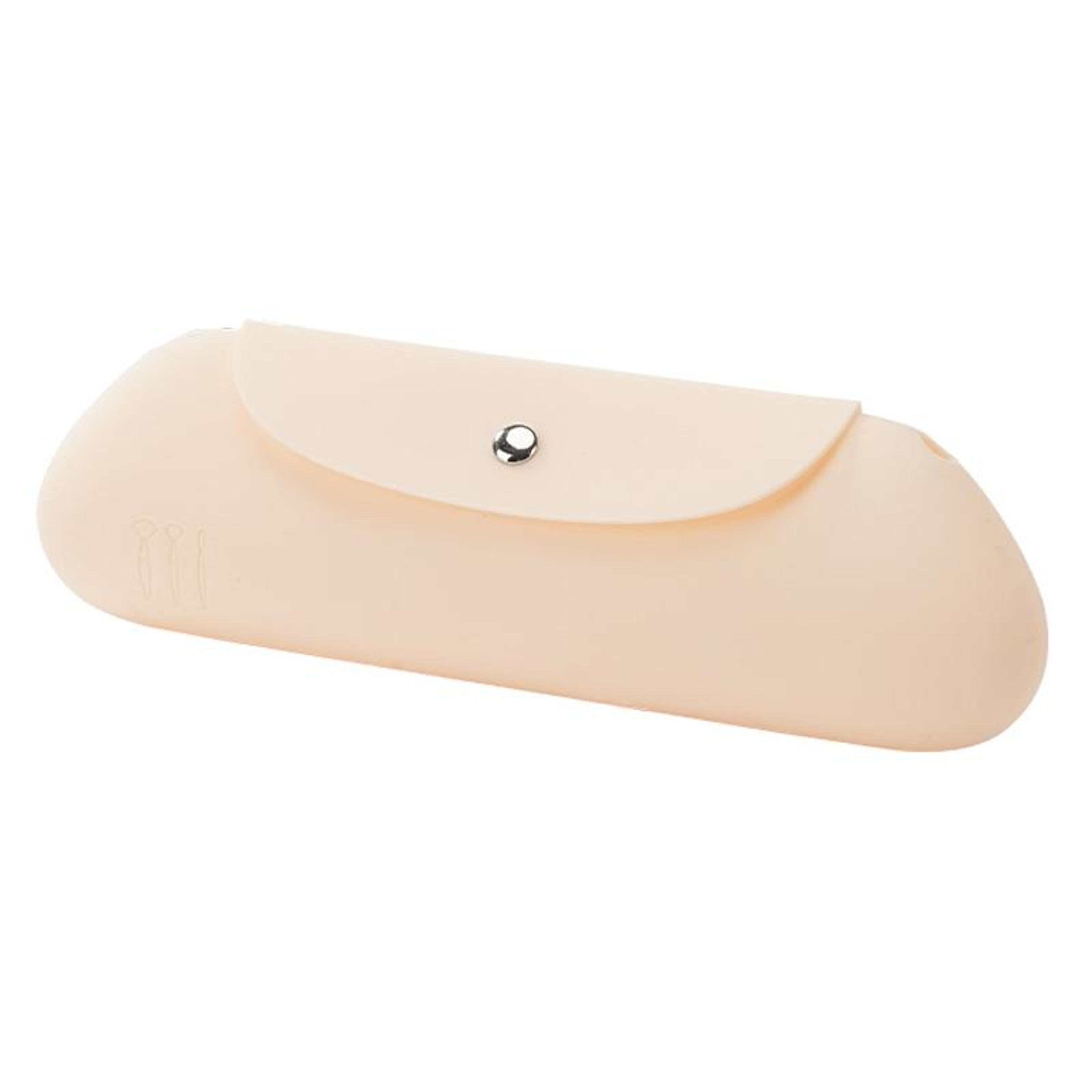 portable silicone makeup brush holder large capacity cosmetic organizer