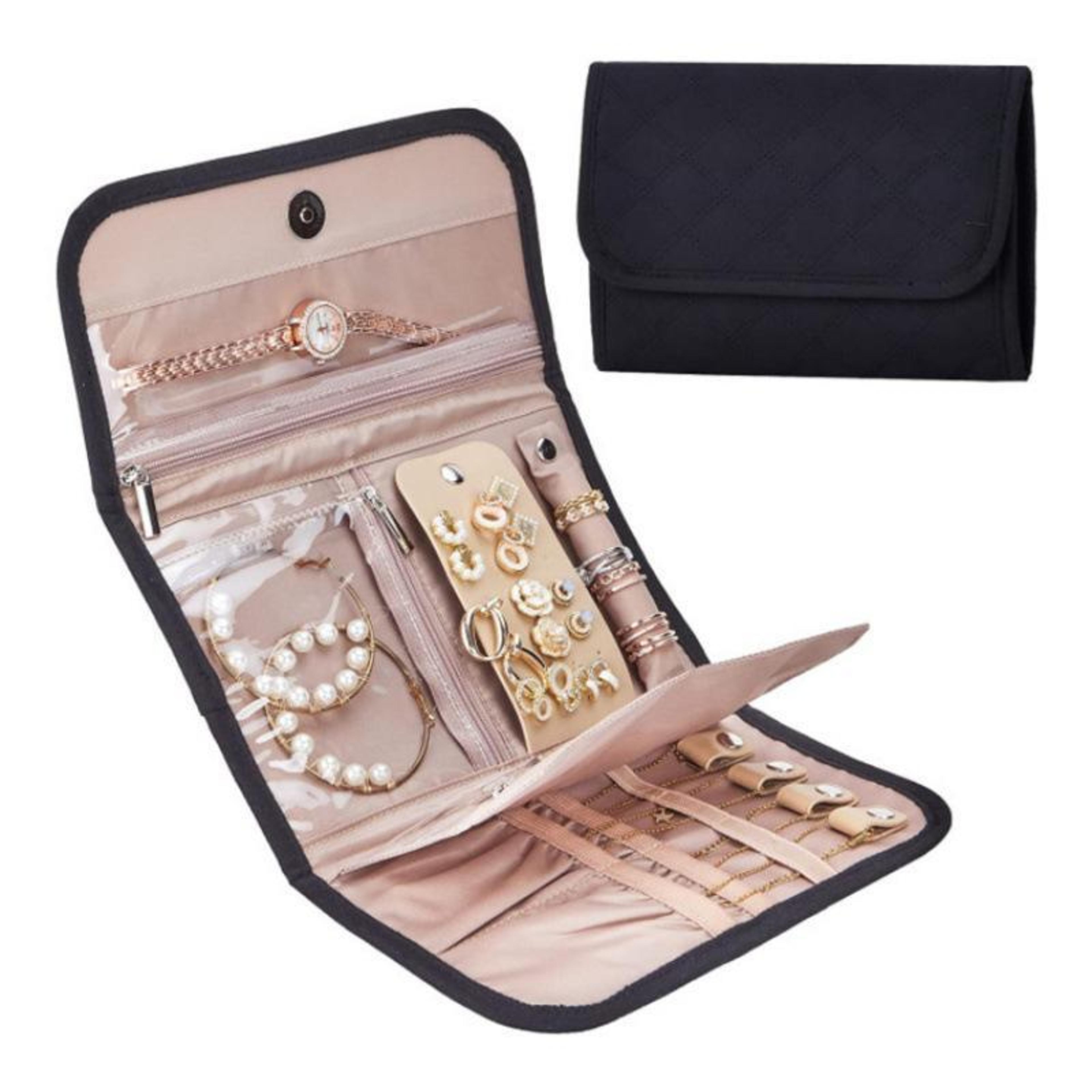 jewelry roll bag portable earring organizer